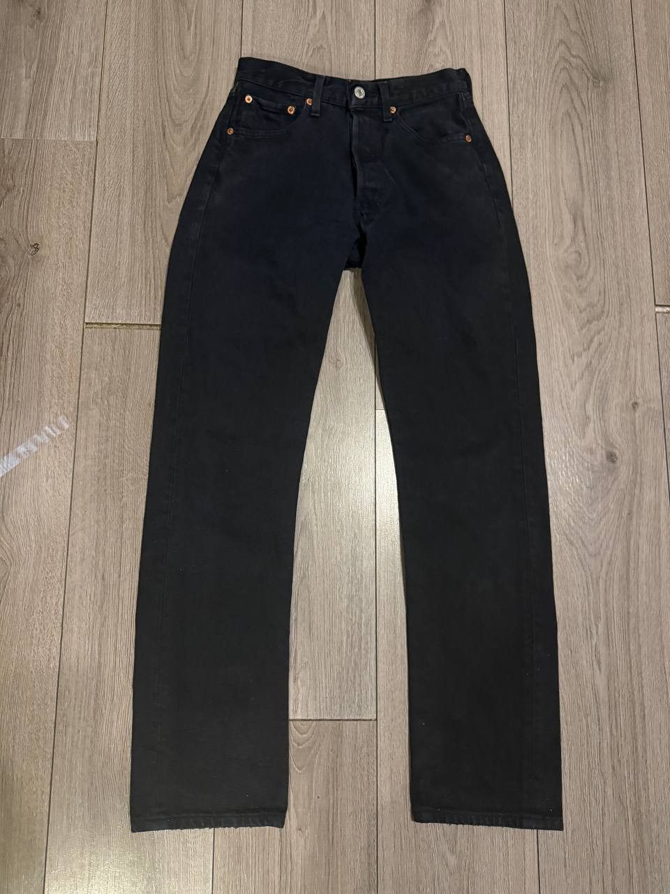 Levi's Levis 501 Jeans Men W27 L32 Black Size US 27 - 2 Thumbnail