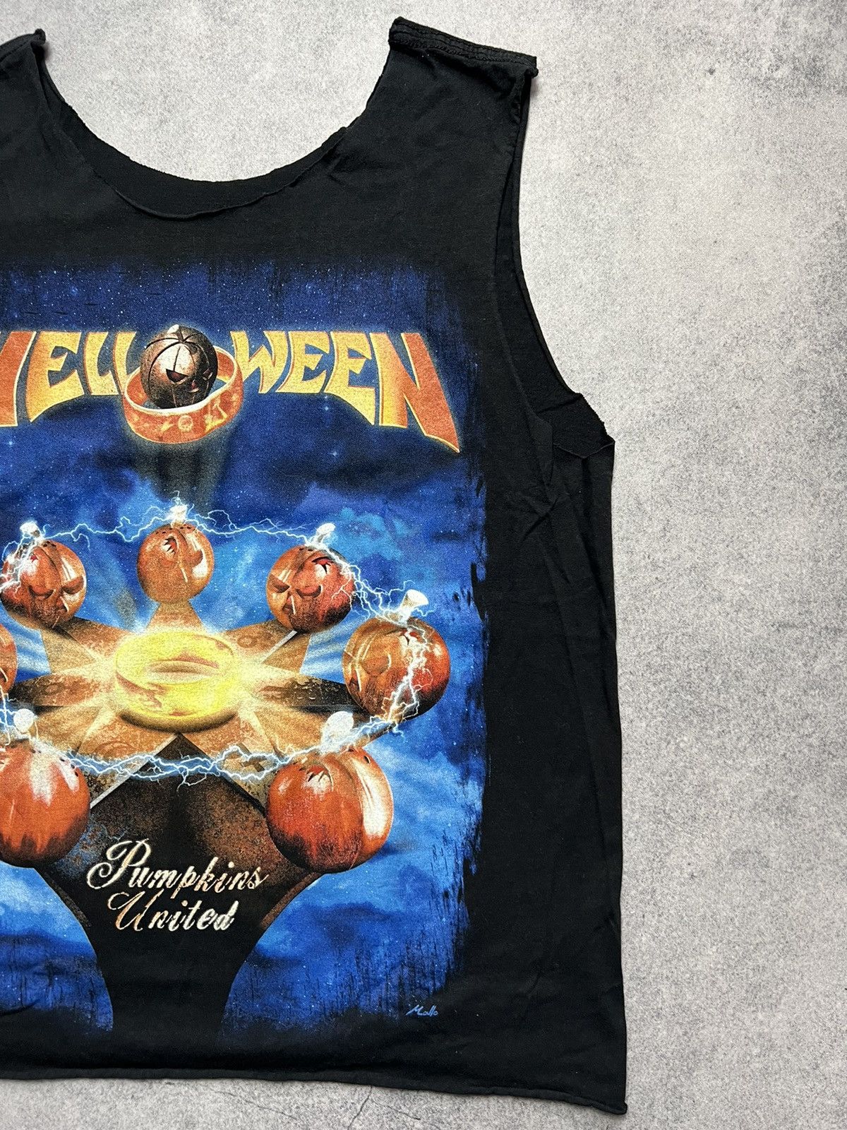 Band Tees 🎃Vintage Halloween Pumpkins United World Tour 2017 Y2K Tee Size US S / EU 44-46 / 1 - 3 Thumbnail