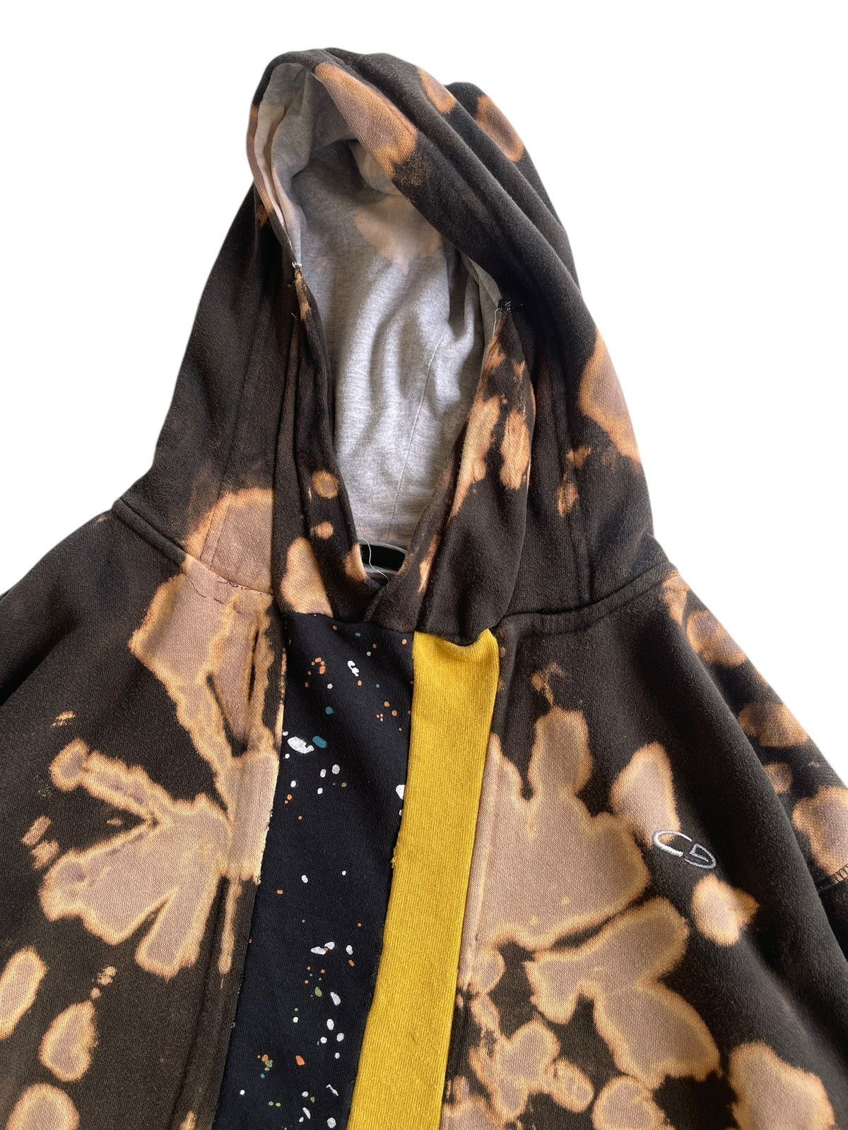 Vintage Vintage Acid Wash Hybrid Hooded Sweater Size US XL / EU 56 / 4 - 11 Thumbnail