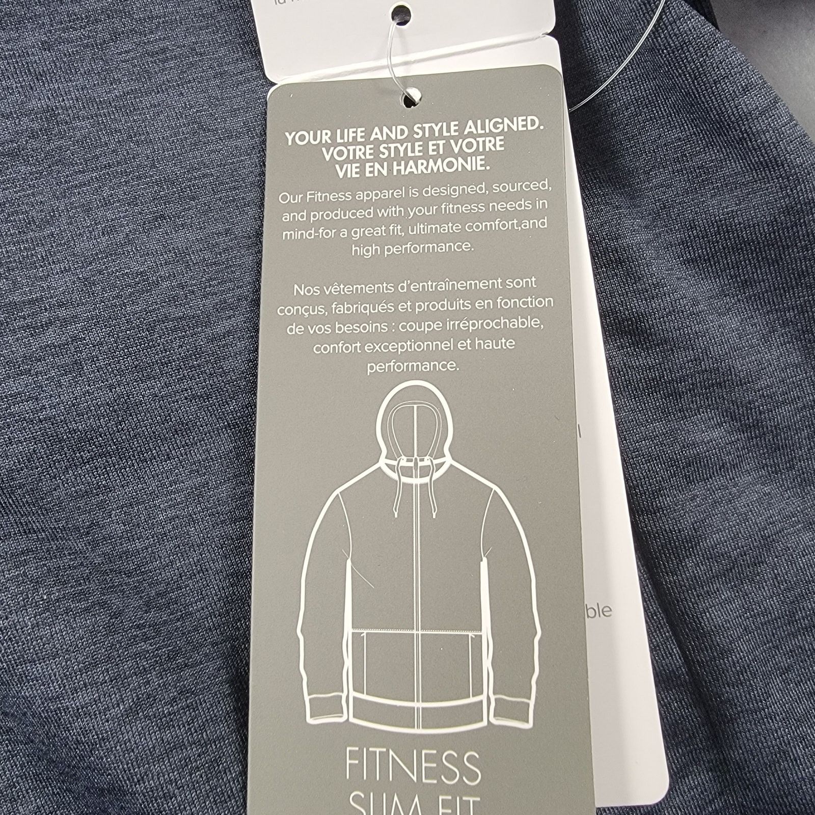 Cult Gaia Gaiam Mens 1/4 Zip Slim Fit Hoodie Heather Gray Sz S (580) Size US S / EU 44-46 / 1 - 11 Thumbnail