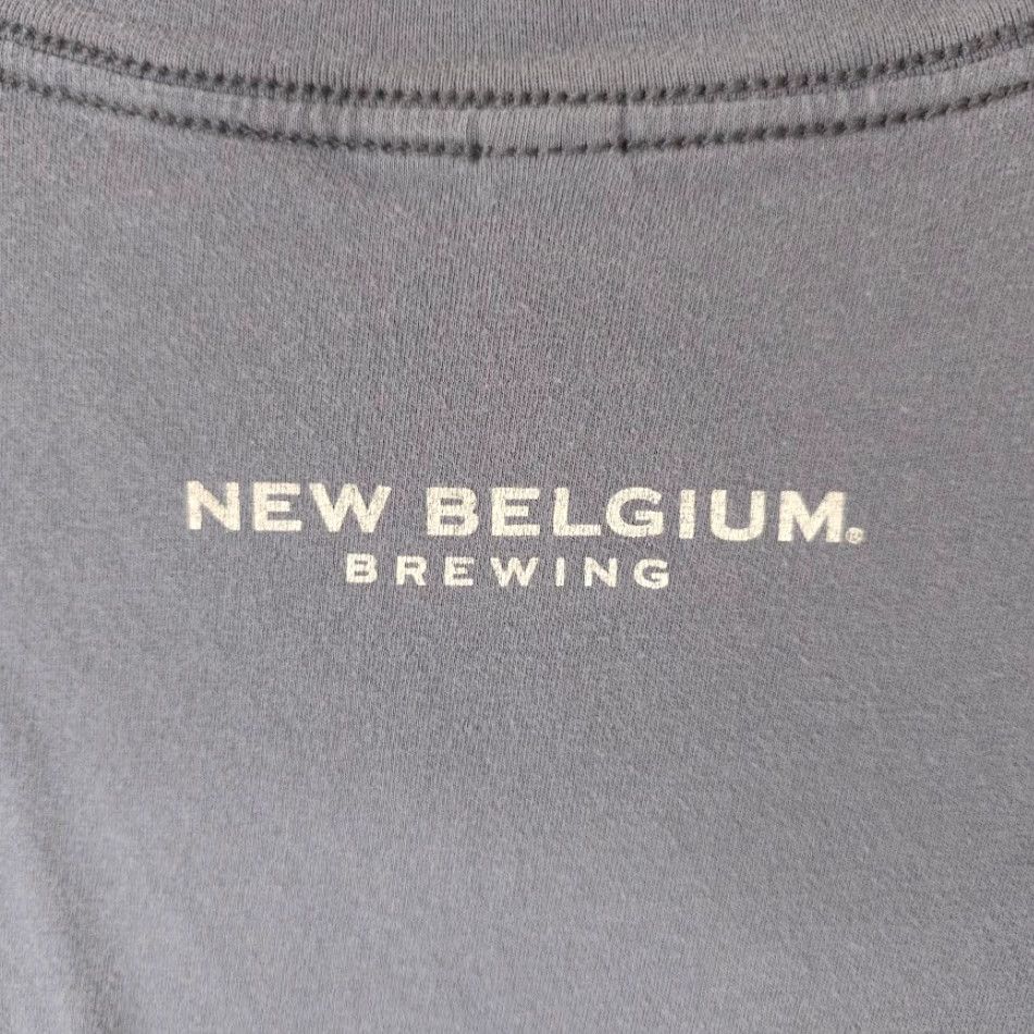 American Apparel New Belgium Brewing T Shirt Mens Size Medium Gray Bicycle Beer Made In USA Size US M / EU 48-50 / 2 - 5 Thumbnail