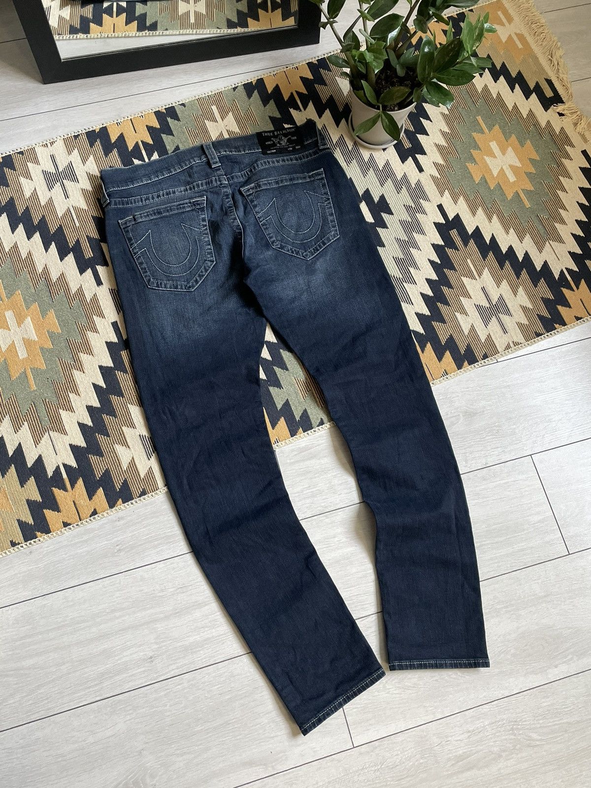 Jean × True Religion True Religion Rocco Y2K Denim Jeans Size US 34 / EU 50 - 3 Thumbnail