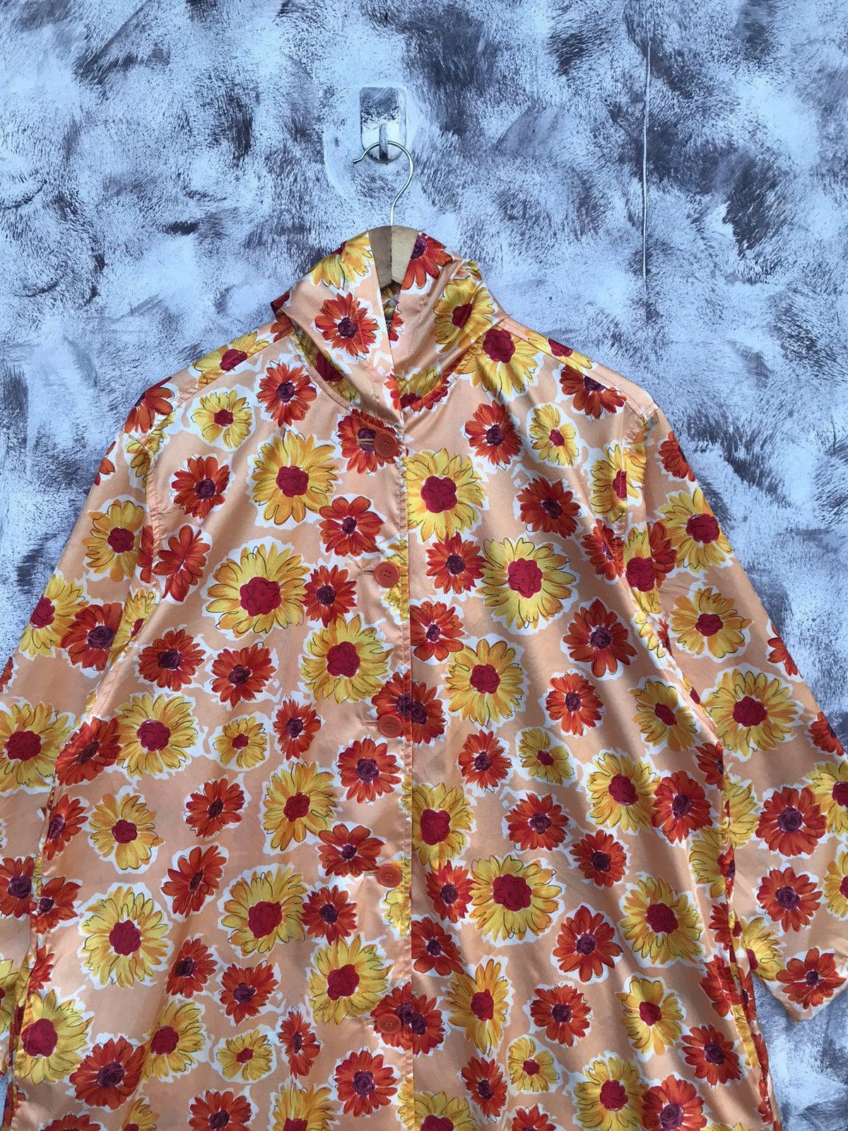 Fiorucci Fiorucci floral/flowers light jacket button Size L / US 10 / IT 46 - 2 Thumbnail