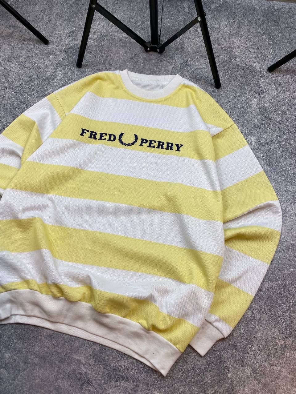 Fred Perry × Vintage Vintage Fred Perry sweater big logo sweatshirt Size US M / EU 48-50 / 2 - 3 Thumbnail