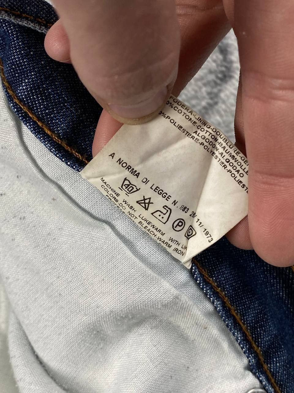 Versace Vintage Versace Jeans Denim Big Logo VJC Men Size 32 Blue Size US 32 / EU 48 - 11 Thumbnail