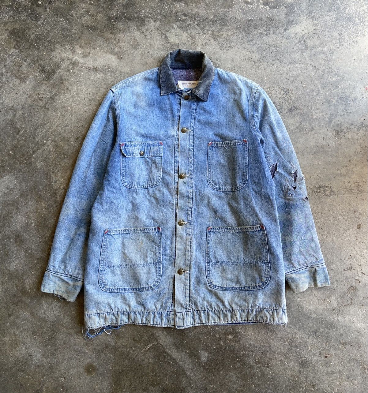 Sears VINTAGE 70s SEARS CHORE JACKET Size US L / EU 52-54 / 3 - 1 Thumbnail