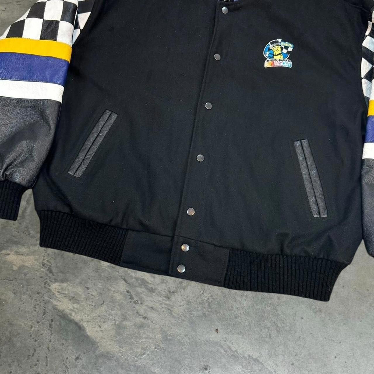 NASCAR × Vintage Vintage 90s NASCAR Planter’s Peanuts Racing Varsity Jacket Size US XL / EU 56 / 4 - 3 Thumbnail