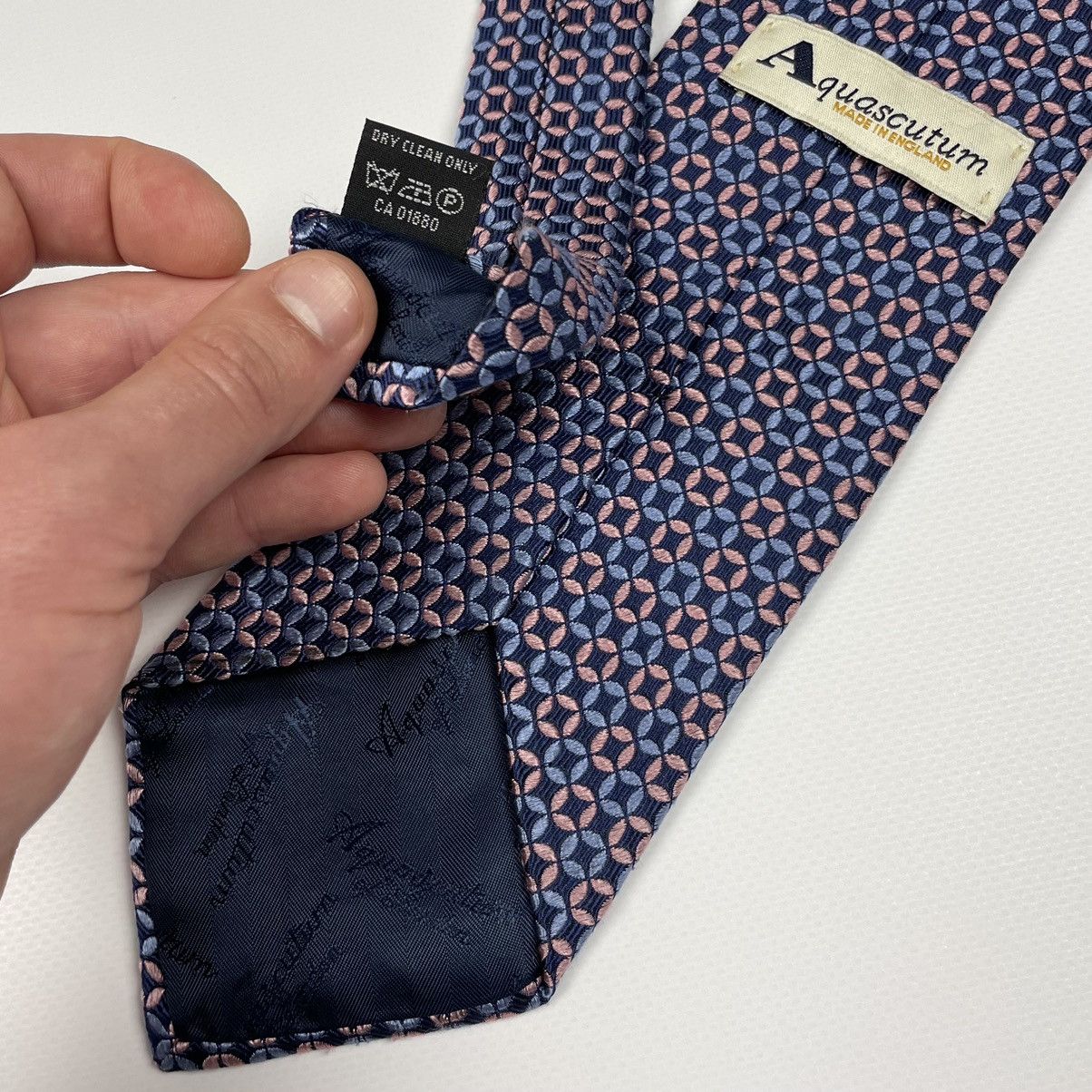 Aquascutum × Vintage Aquascutum All Silk Tie made in England Size ONE SIZE - 6 Thumbnail