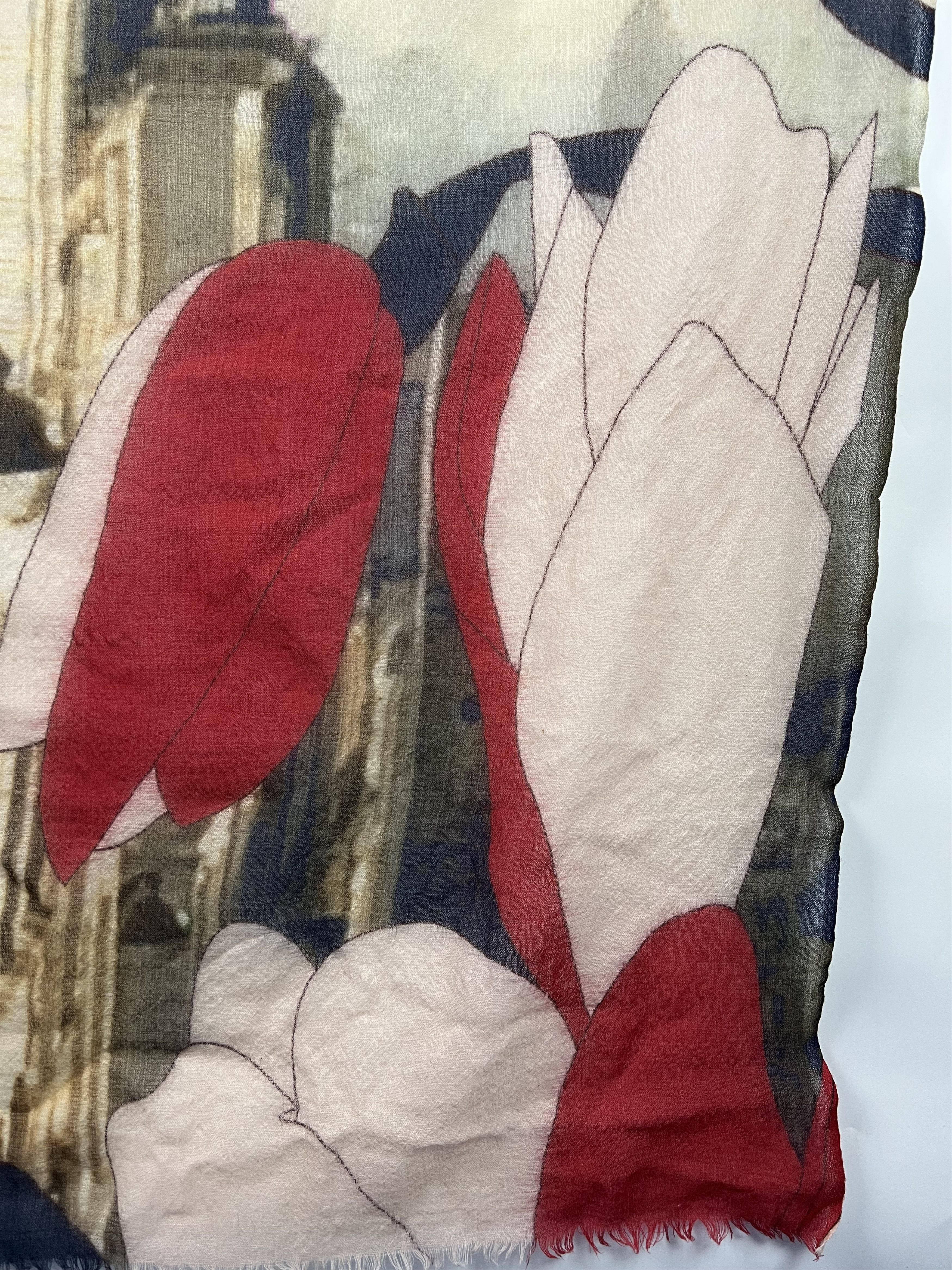 Becksondergaard Beck Sondergaard Multicolor 100% Wool Scarf 220x95 Size ONE SIZE - 3 Thumbnail