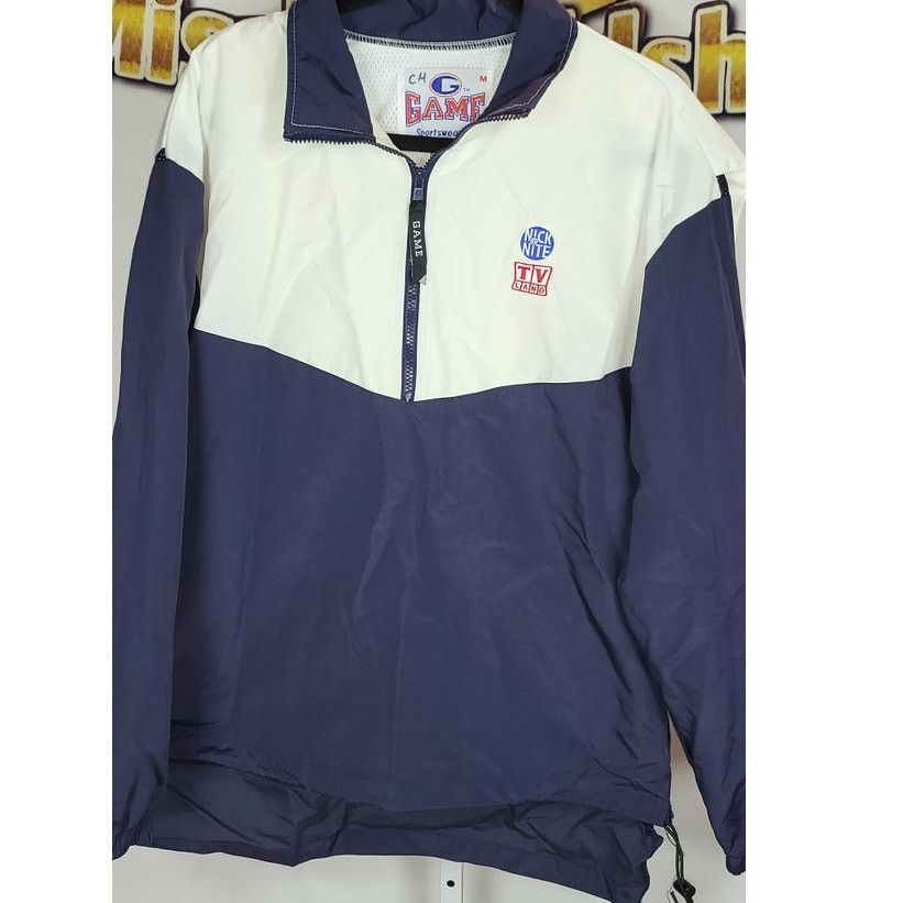 Russell Athletic Vintage "Nick at Nite" branded windbreaker Jacket Size M Size M / US 6-8 / IT 42-44 - 1 Thumbnail