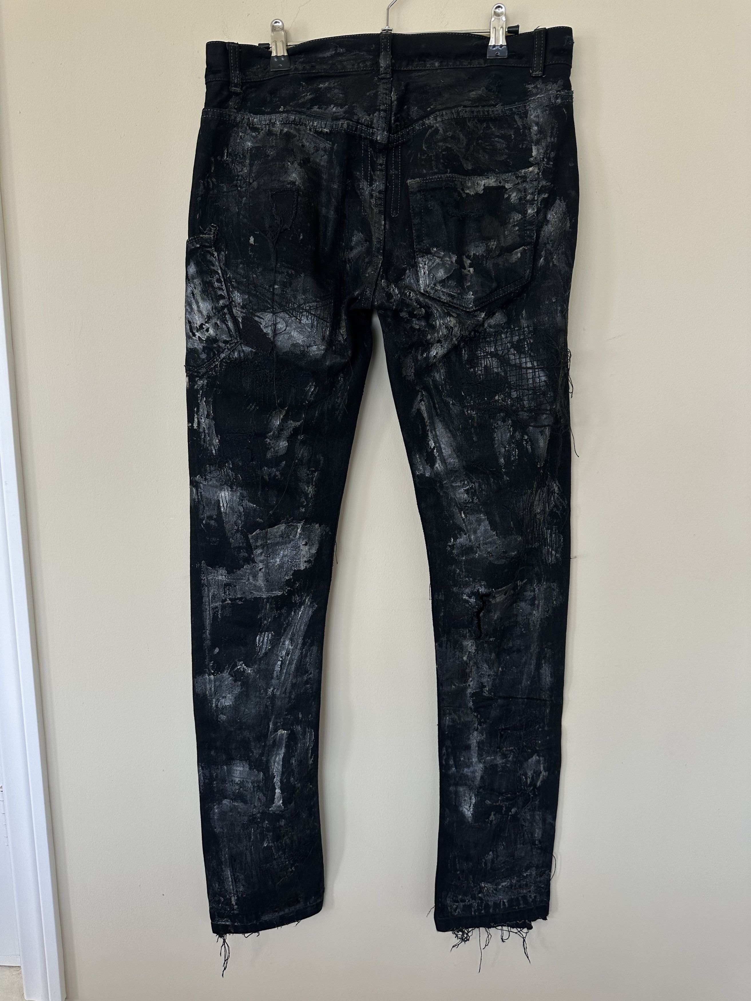Rick Owens Rick Owens Waxed Detroit Cut Denim Size US 30 / EU 46 - 6 Thumbnail