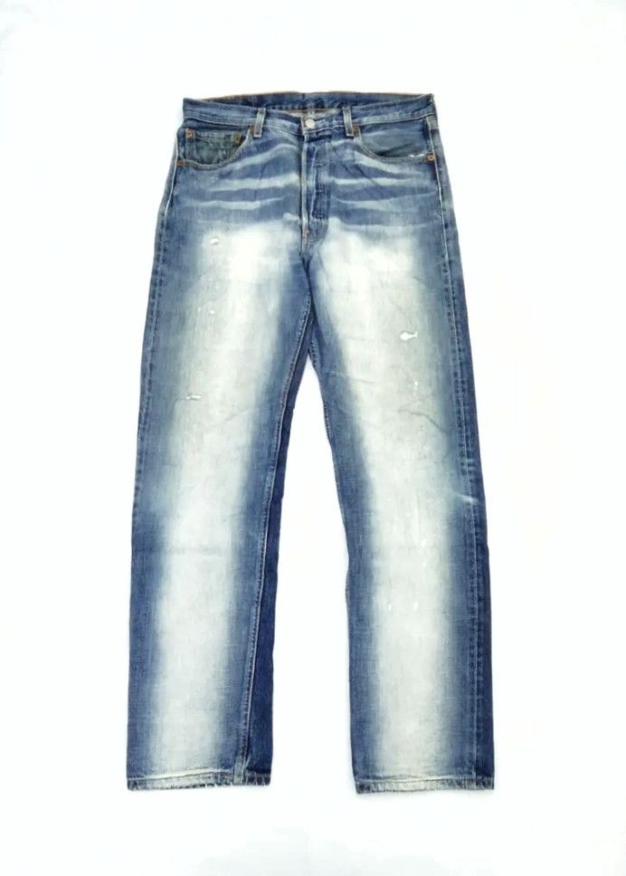 Levi's × Vintage Vintage Levis 501 Straight Leg Jeans 32x33 Size US 32 / EU 48 - 1 Thumbnail