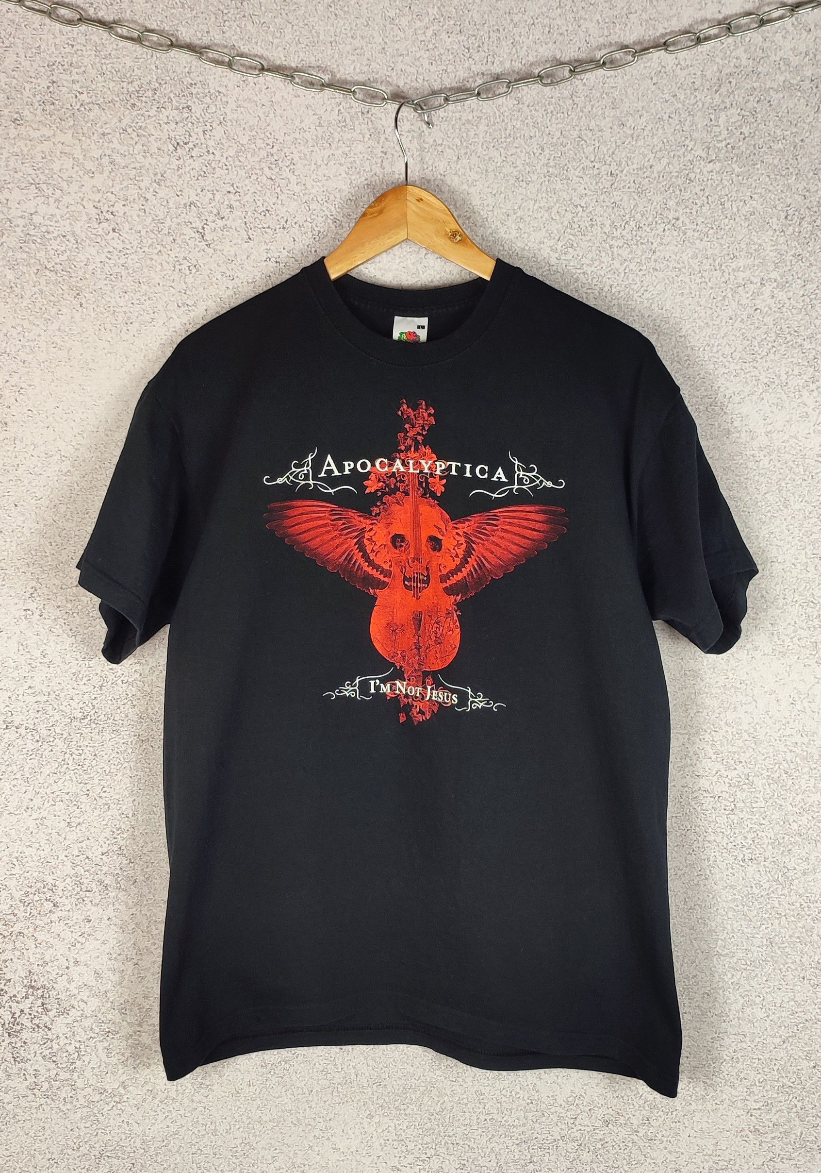Band Tees Vintage Apocalyptica y2k Symphonic Metal Worlds Collide Size US L / EU 52-54 / 3 - 1 Thumbnail