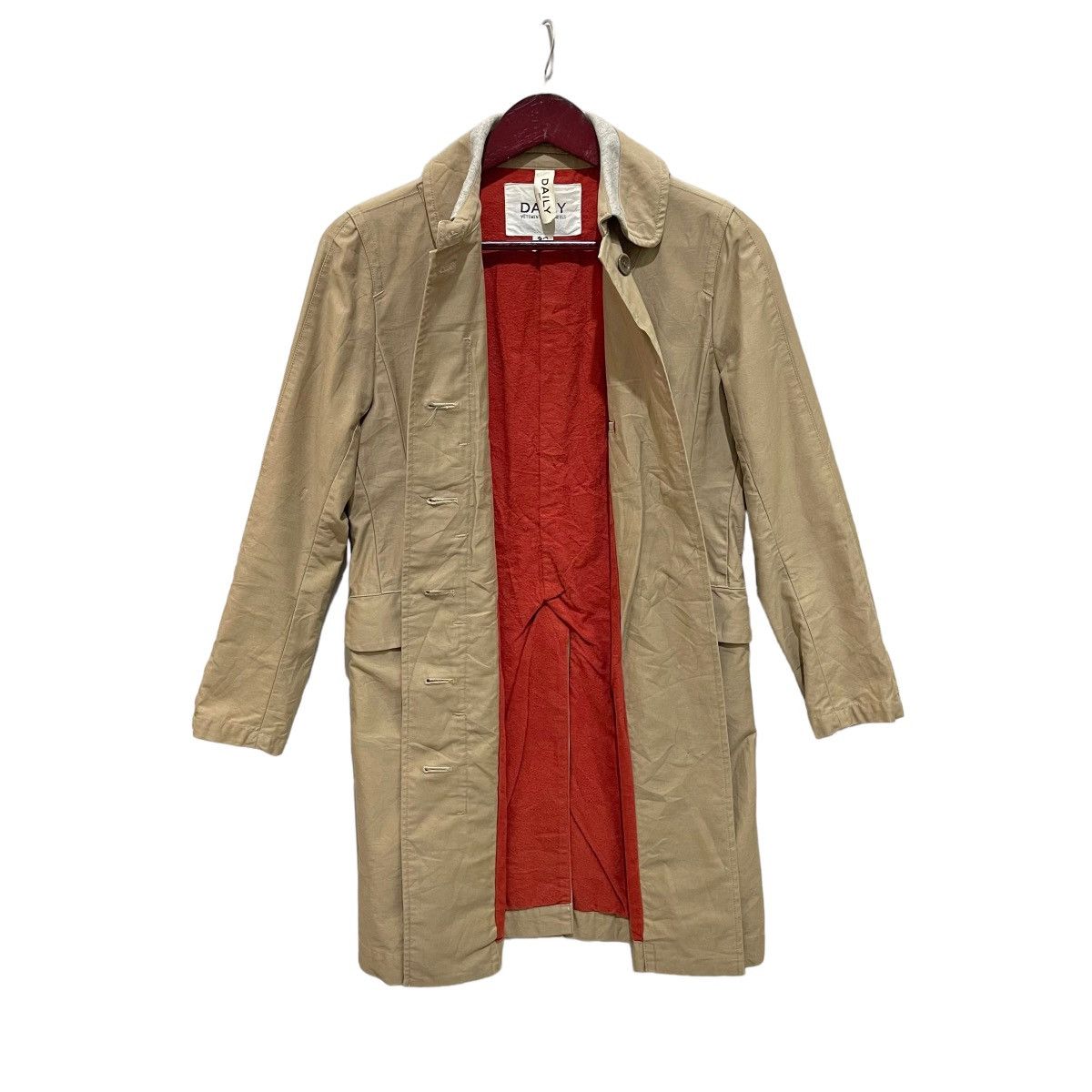 Designer × Japanese Brand DAILY VÊTEMENTS WIM NEELS Trench Coat Jacket Size S / US 4 / IT 40 - 8 Thumbnail
