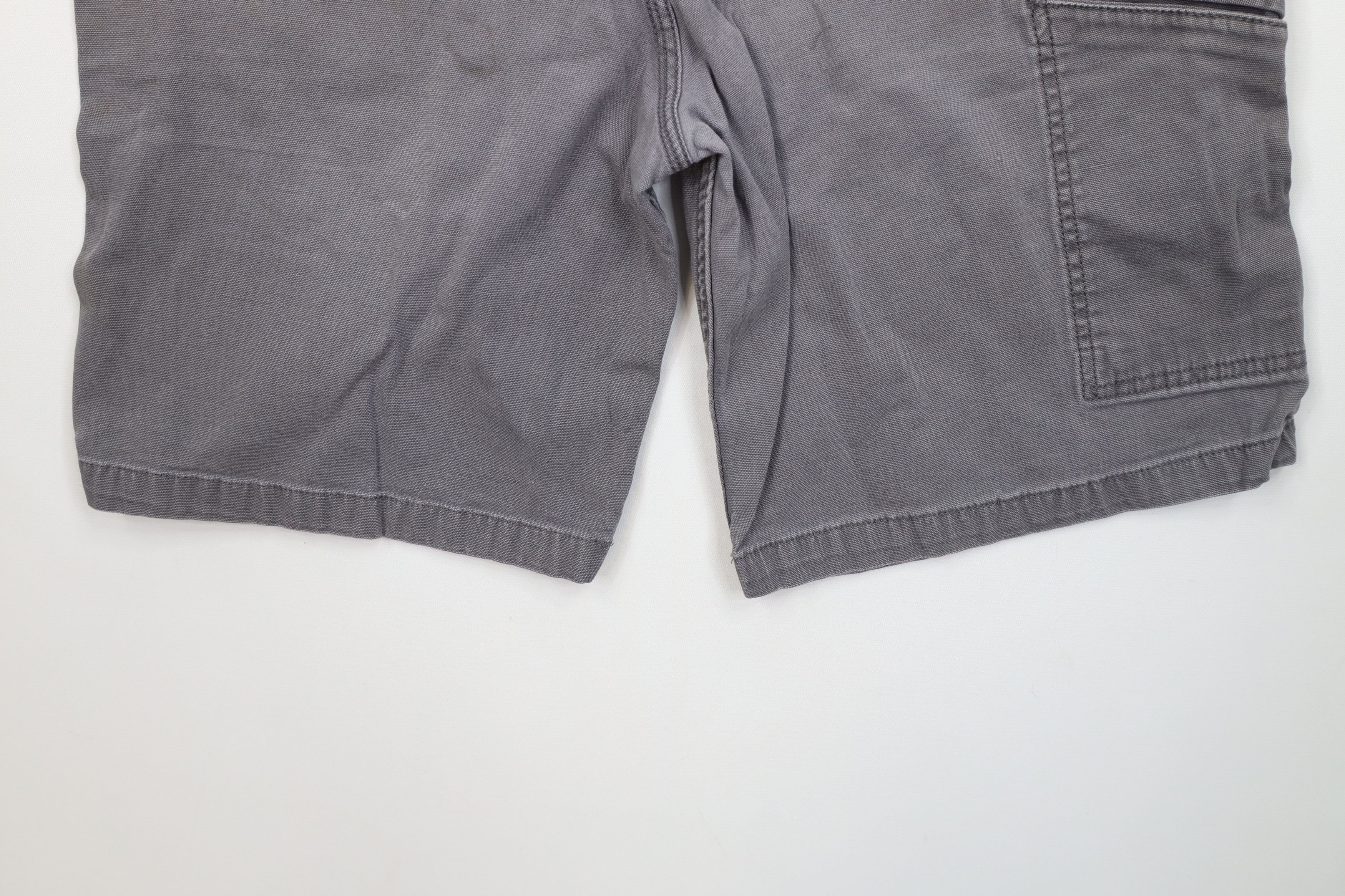 Carhartt Vintage Y2K Carhartt Spell Canvas Relaxed Fit Shorts Gray Size US 34 / EU 50 - 11 Thumbnail
