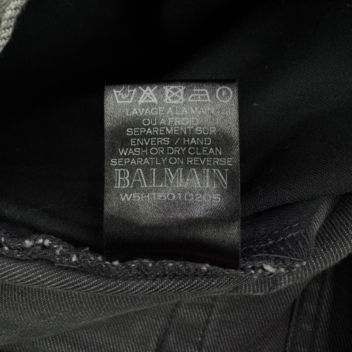 Balmain BALMAIN FW15 GRAY BIKER DENIM Size US 30 / EU 46 - 5 Thumbnail