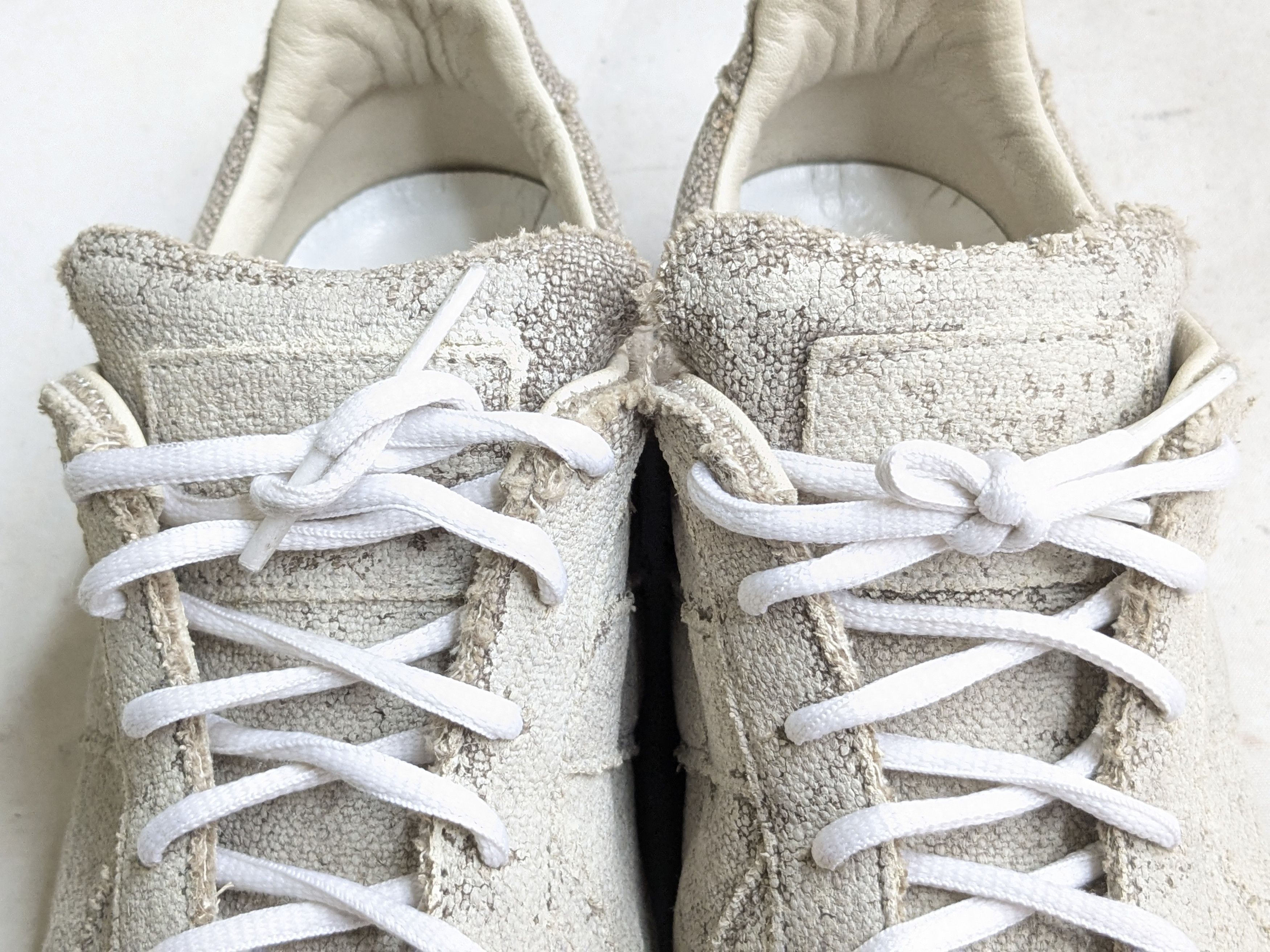 Maison Margiela Maison Margiela GAT Replica White Paint Canvas 9 42 Size US 9 / EU 42 - 3 Thumbnail