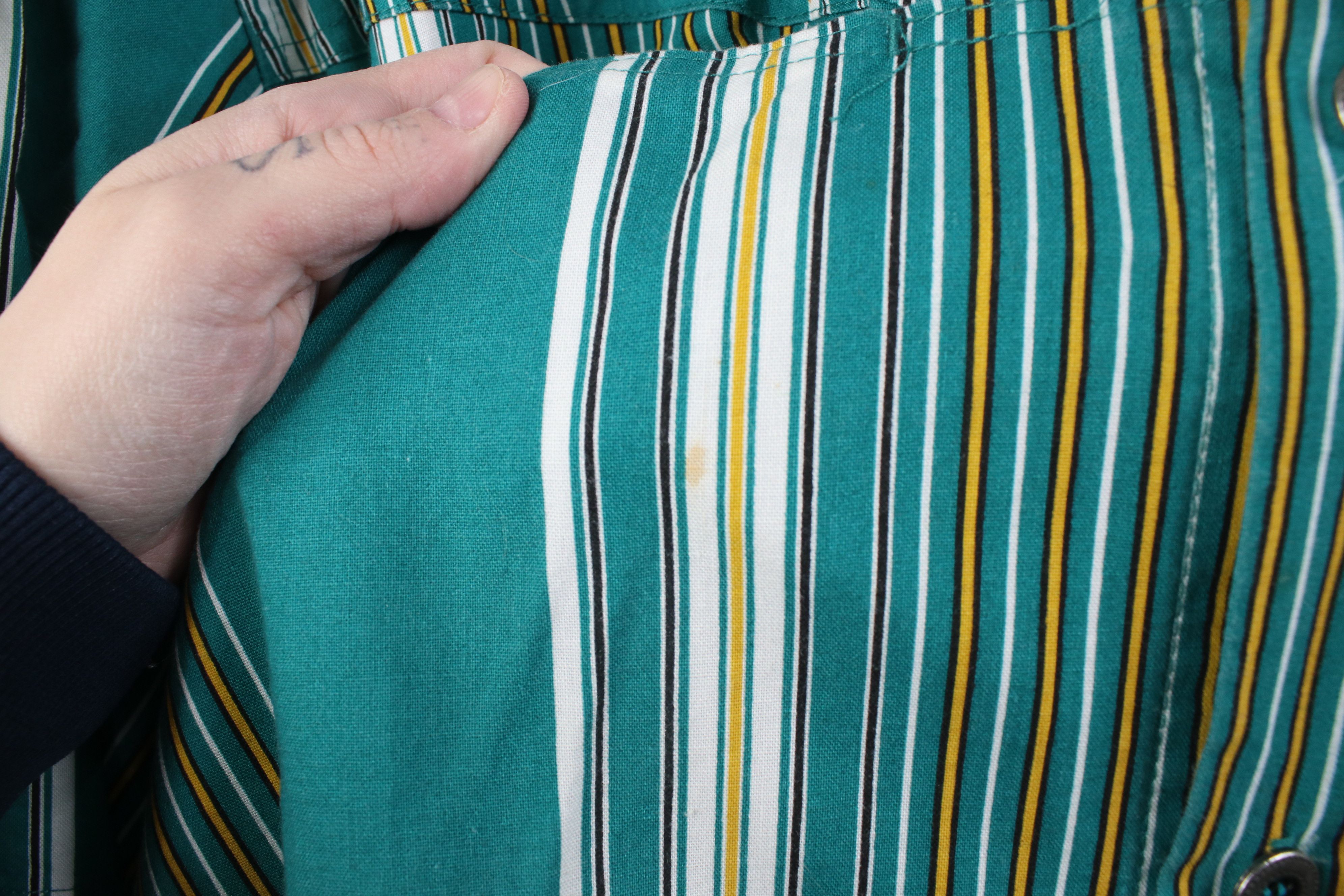 Vintage Vintage 90s Streetwear Striped Short Sleeve Button Shirt Size US XXL / EU 58 / 5 - 4 Thumbnail