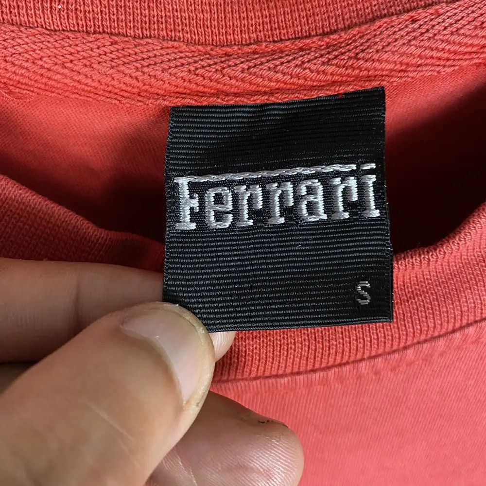 Ferrari Vintage 90's FERRARI Big Logo Graphic Faded Tee Shirt Size US S / EU 44-46 / 1 - 8 Thumbnail