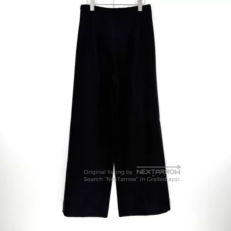 Hermes Hermes Black Wool Fabric Suit Trousers Size 26" / US 2 / IT 38 - 4 Thumbnail