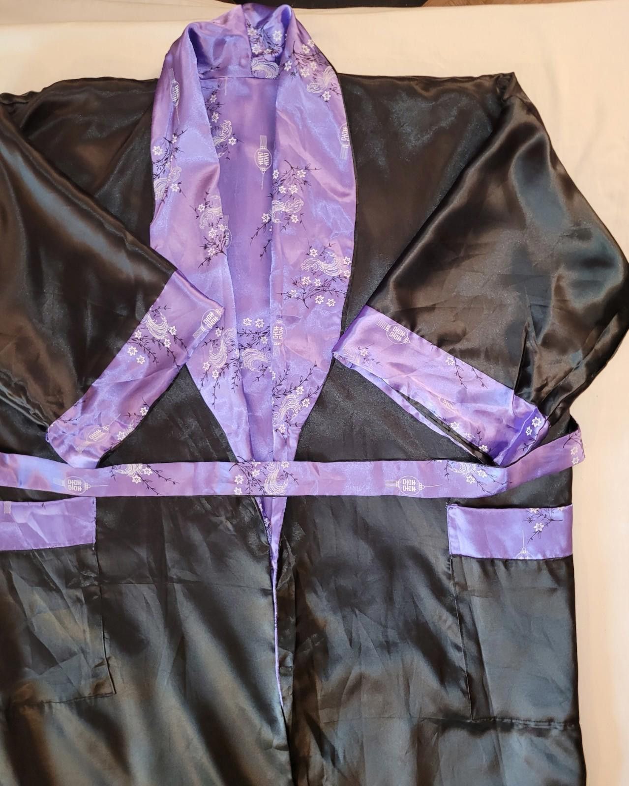 The Unbranded Brand unisex XL asian inspired reversible robe Size ONE SIZE - 7 Thumbnail