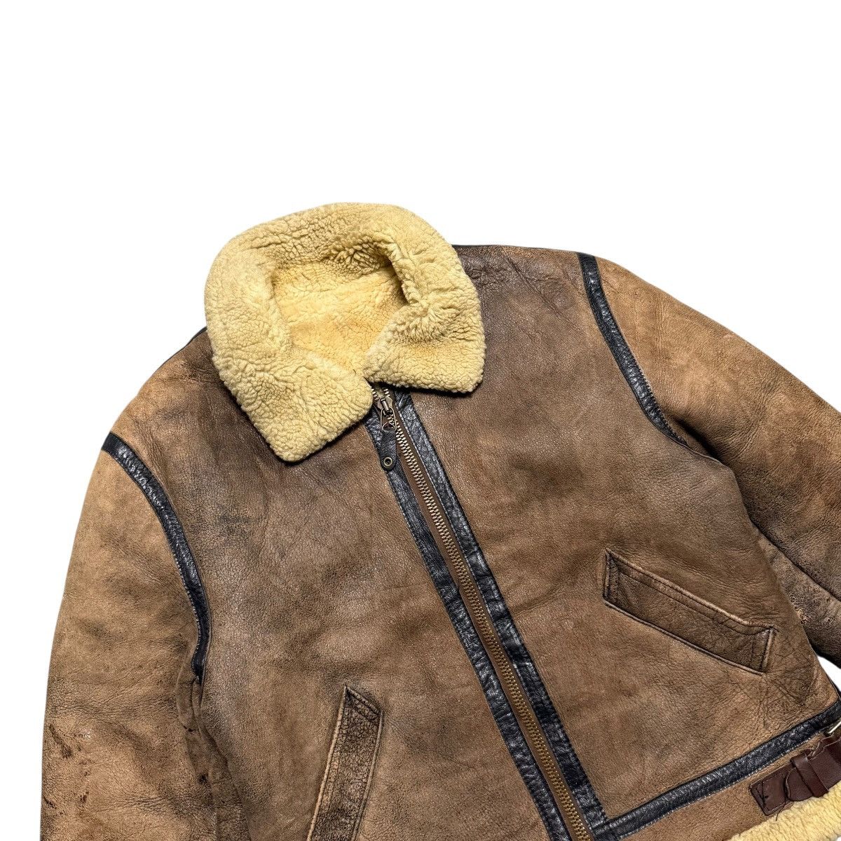 Golden Bear Vintage 80s Golden Bear Scovill Mouton Flight B3 Jacket Size US M / EU 48-50 / 2 - 7 Thumbnail