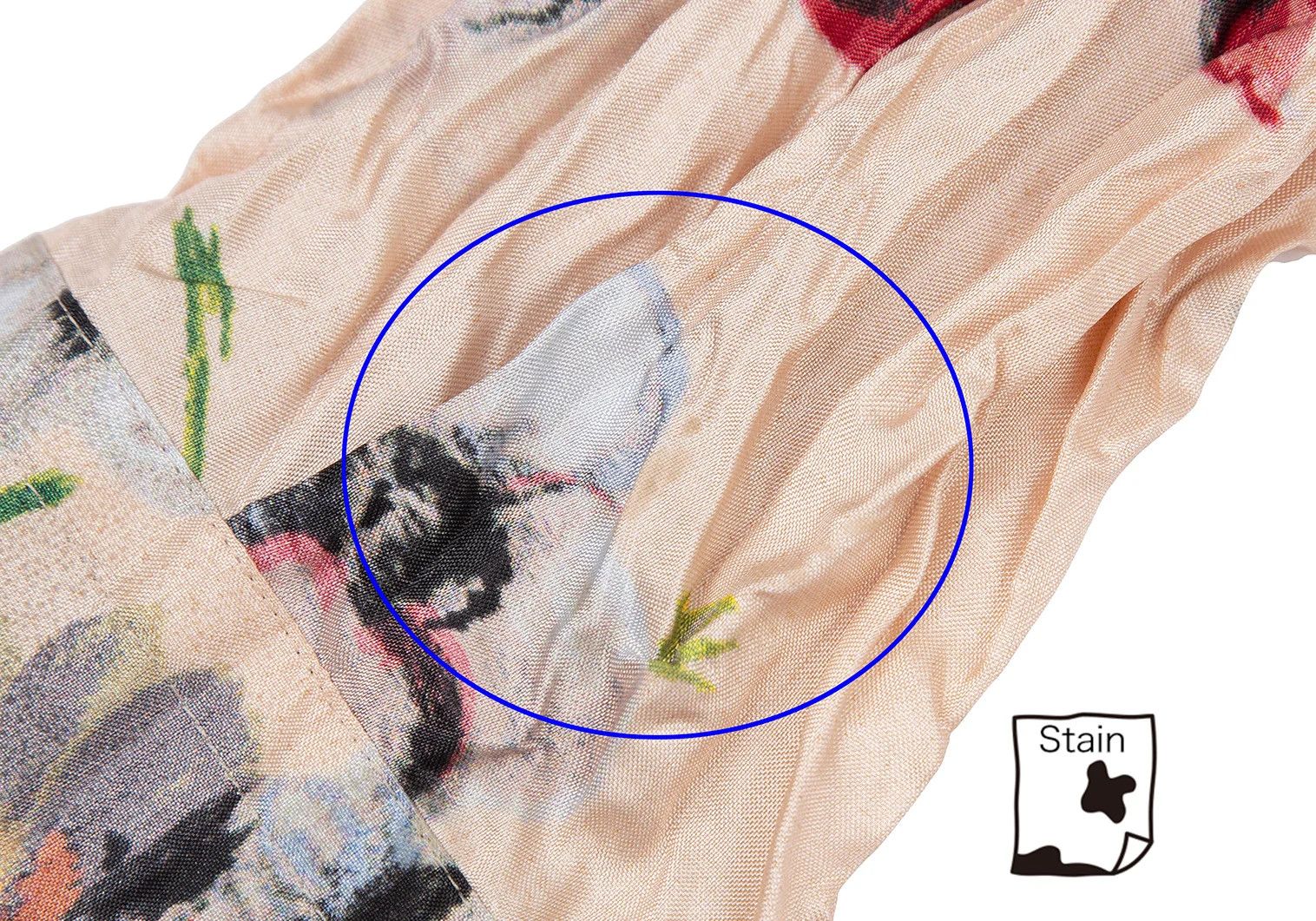 Jean Paul Gaultier Scarf Print Wrinkled Shirt in Black Green Red, Size 48 Size US M / EU 48-50 / 2 - 6 Thumbnail
