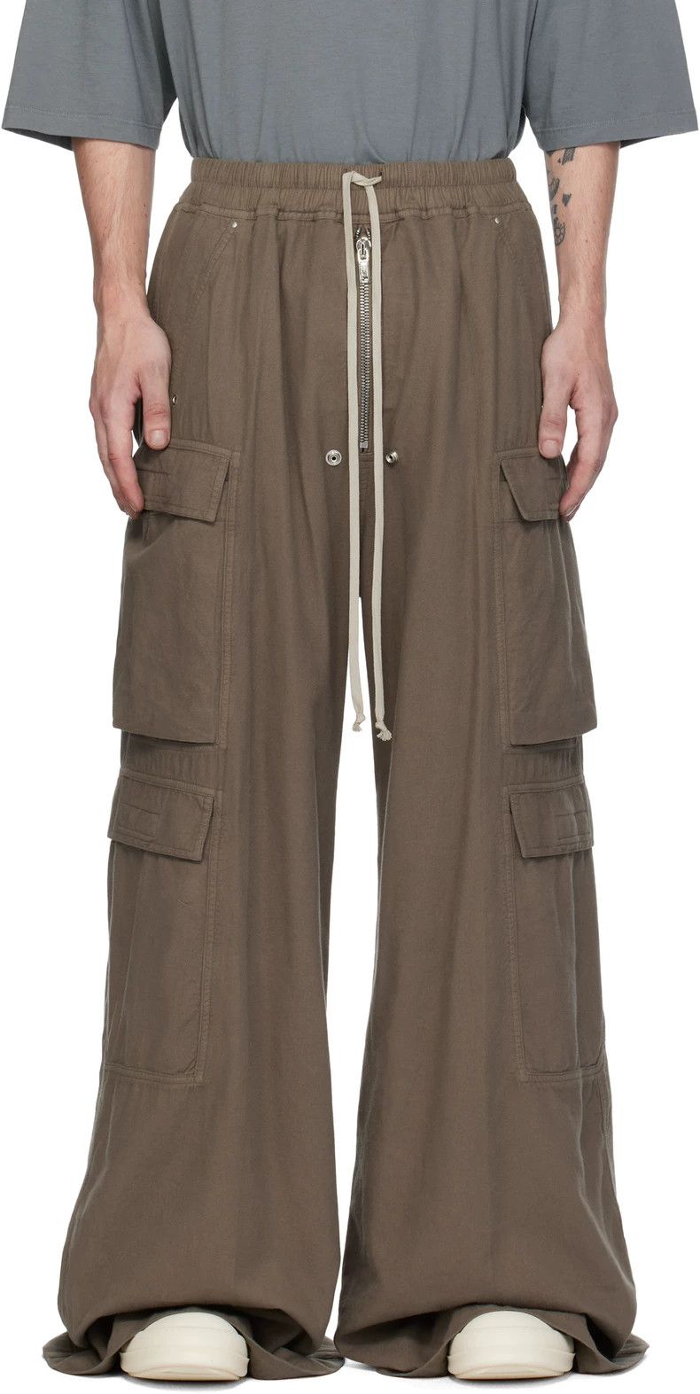 Rick Owens Rick owens size s Pocket cotton overalls pants Size US 28 / EU 44 - 6 Thumbnail