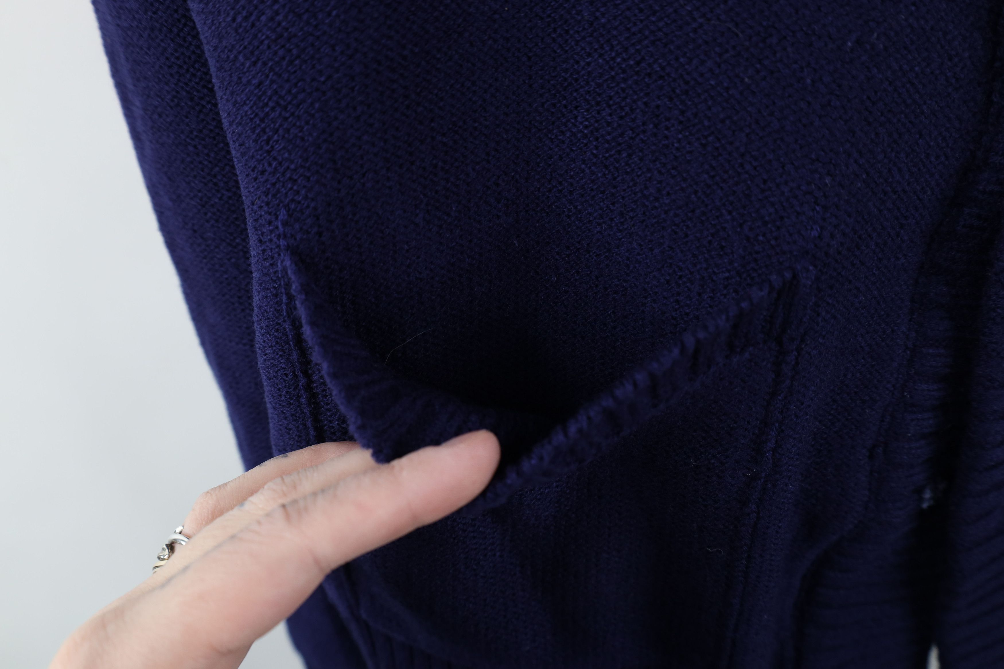 Vintage Vintage 70s Streetwear Striped Shawl Knit Cardigan Sweater Size US XL / EU 56 / 4 - 8 Thumbnail