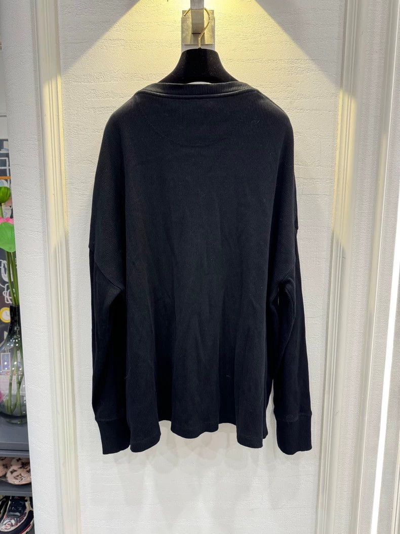 Loewe LOEWE Black chest embroidered Logo long sleeve shirt Size US XS / EU 42 / 0 - 2 Thumbnail