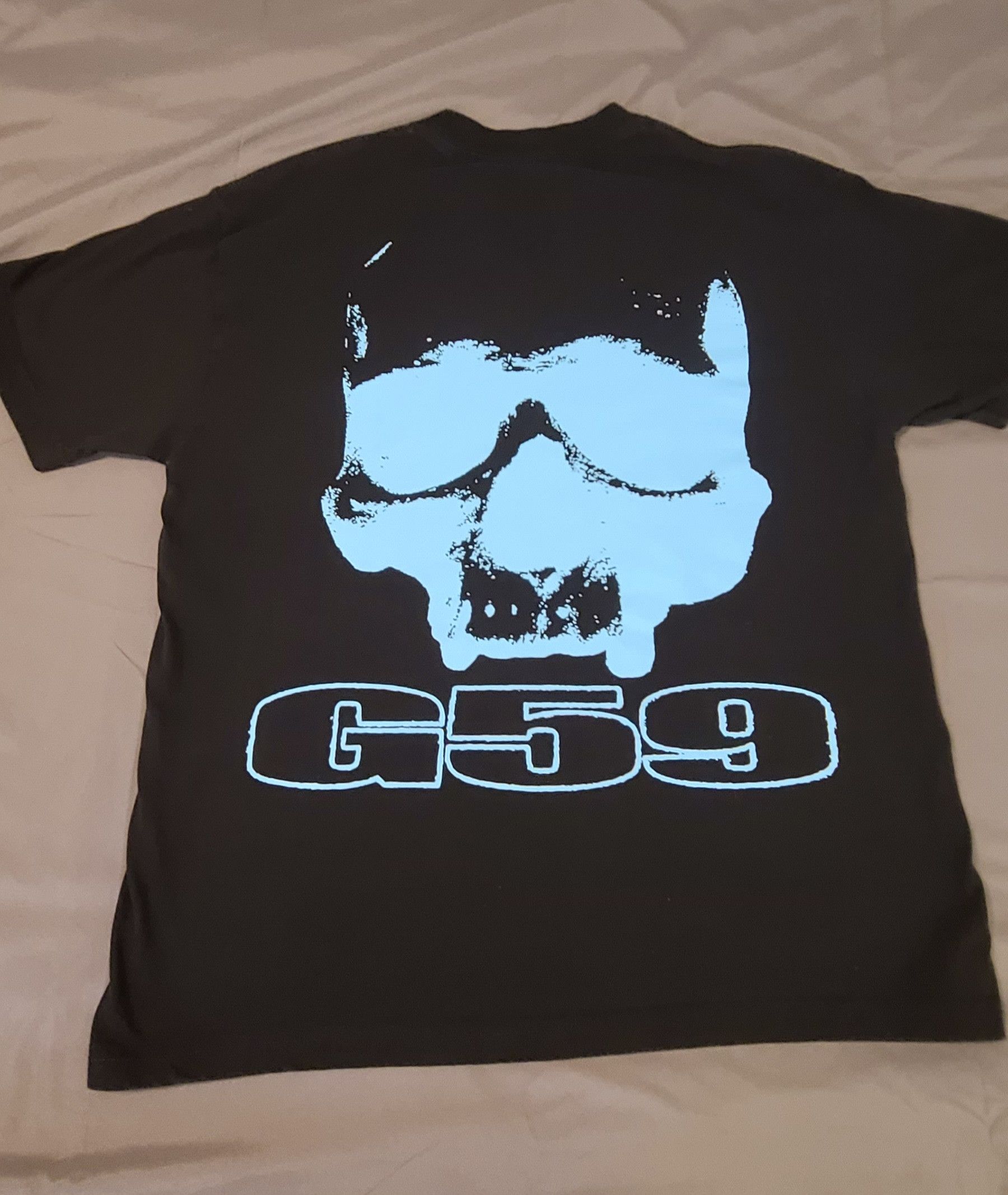 G59 Records 2024 Grey Day G59 Skull shirt - Sz L Size US L / EU 52-54 / 3 - 1 Thumbnail