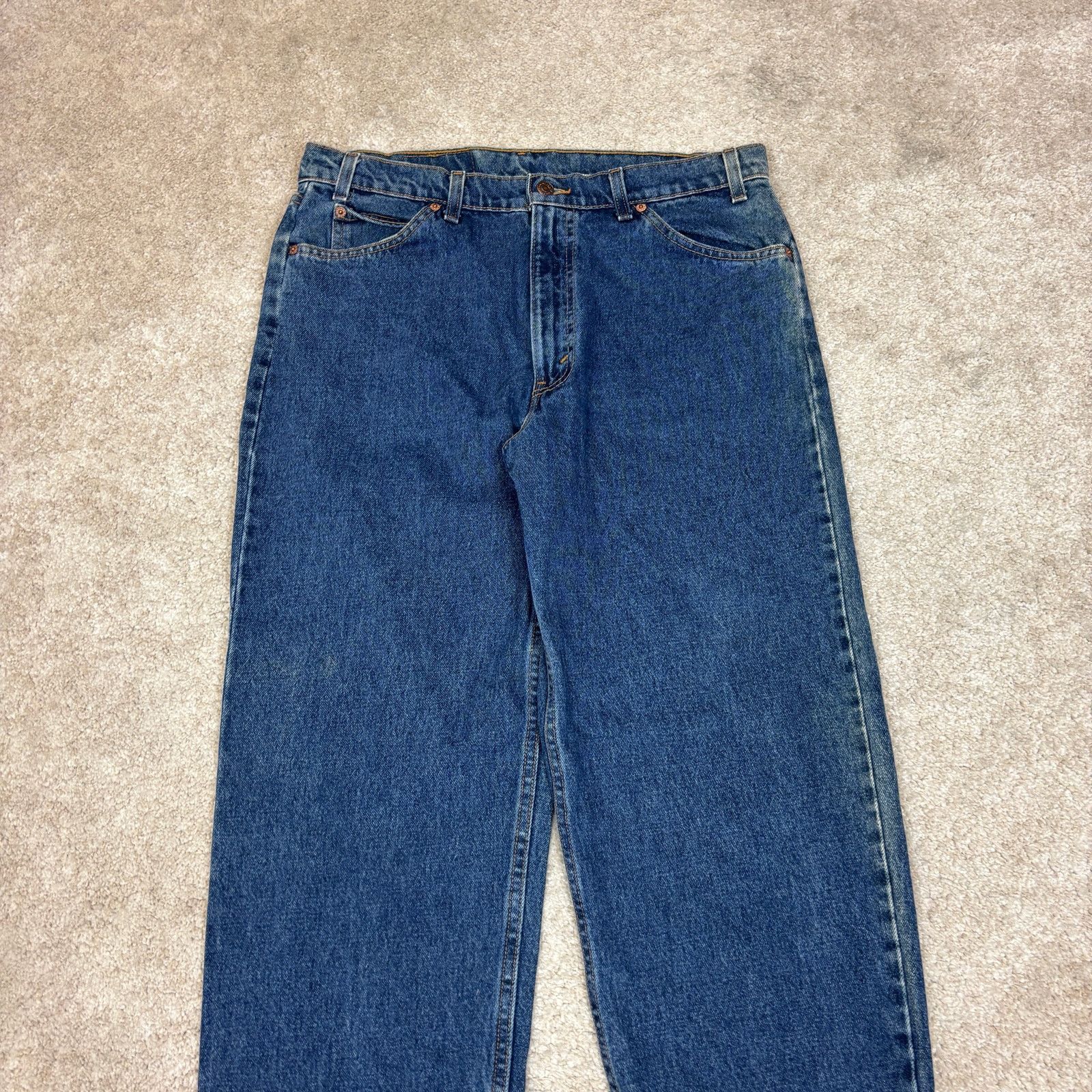 Levi's Vintage 90s Levi's Orange Tab 550 Relaxed Jeans Men's 36x31 Size US 36 / EU 52 - 2 Thumbnail