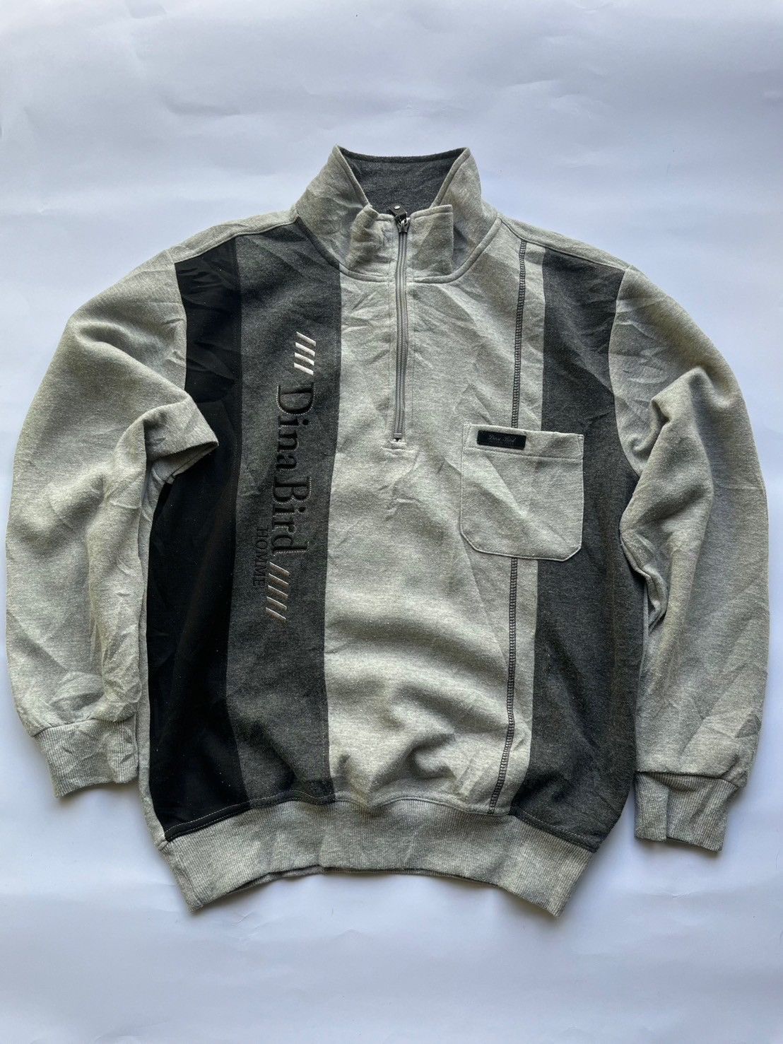 Japanese Brand × Other × Vintage Vintage sweater Half Zipper by dina bird Size US XXS / EU 40 - 3 Thumbnail