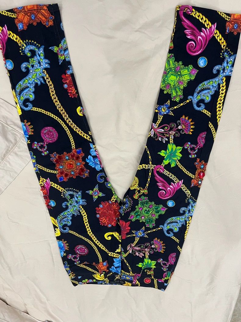 Versace Versace Heavy Diamond Slacks Size US 32 / EU 48 - 2 Thumbnail