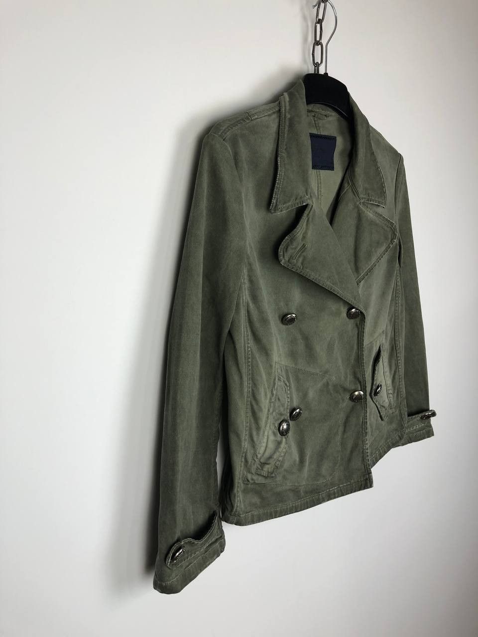 Prada Prada Khaki Faded Jacket size 40 Size S / US 4 / IT 40 - 4 Thumbnail