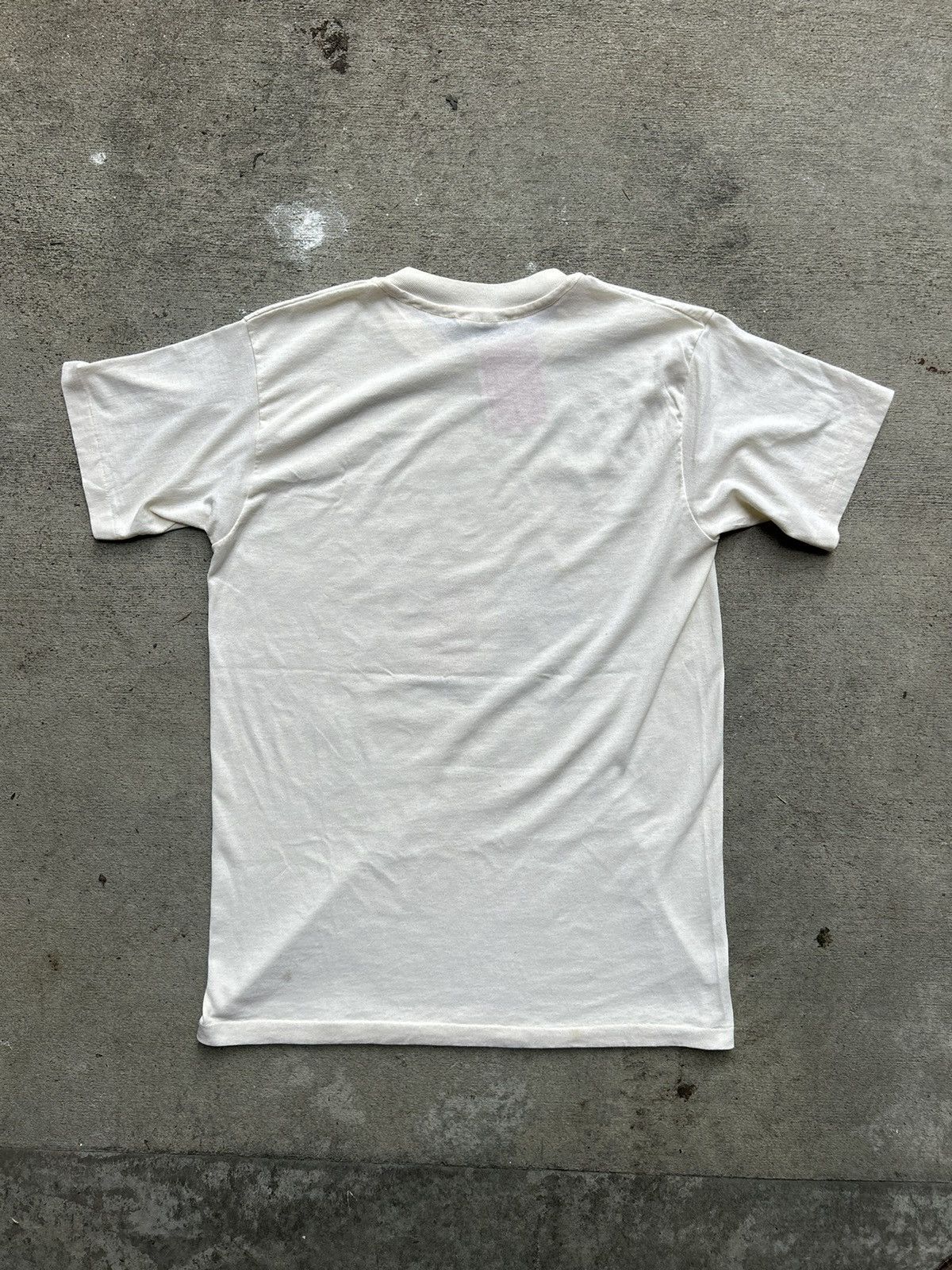 Hanes Goofy Vintage Cream T- Shirt Size US M / EU 48-50 / 2 - 2 Thumbnail