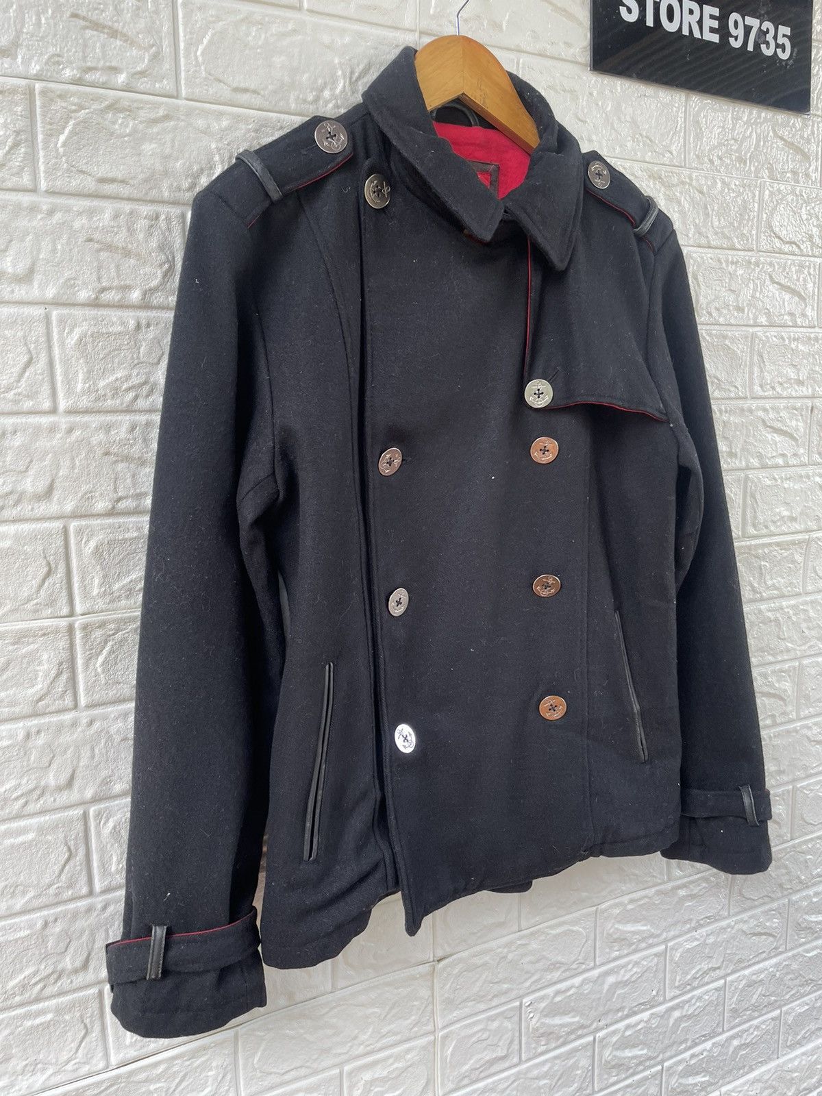 Japanese Brand Vintage Woolrich Peacoat Size US M / EU 48-50 / 2 - 3 Thumbnail