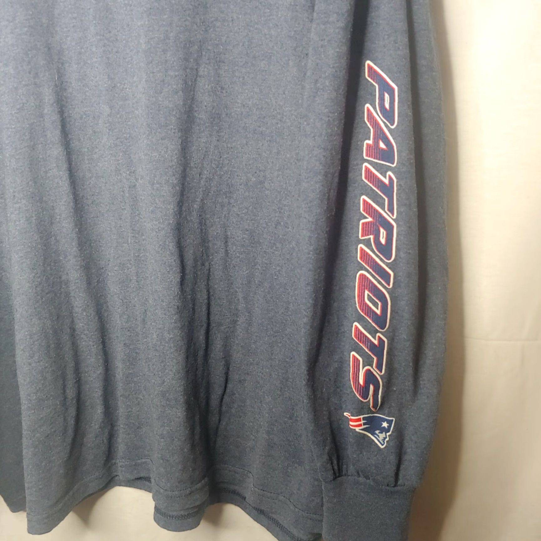 NFL New England Patriots Shirt 2XL Navy Long Sleeve NFL Team Apparel Men Size US XXL / EU 58 / 5 - 3 Thumbnail