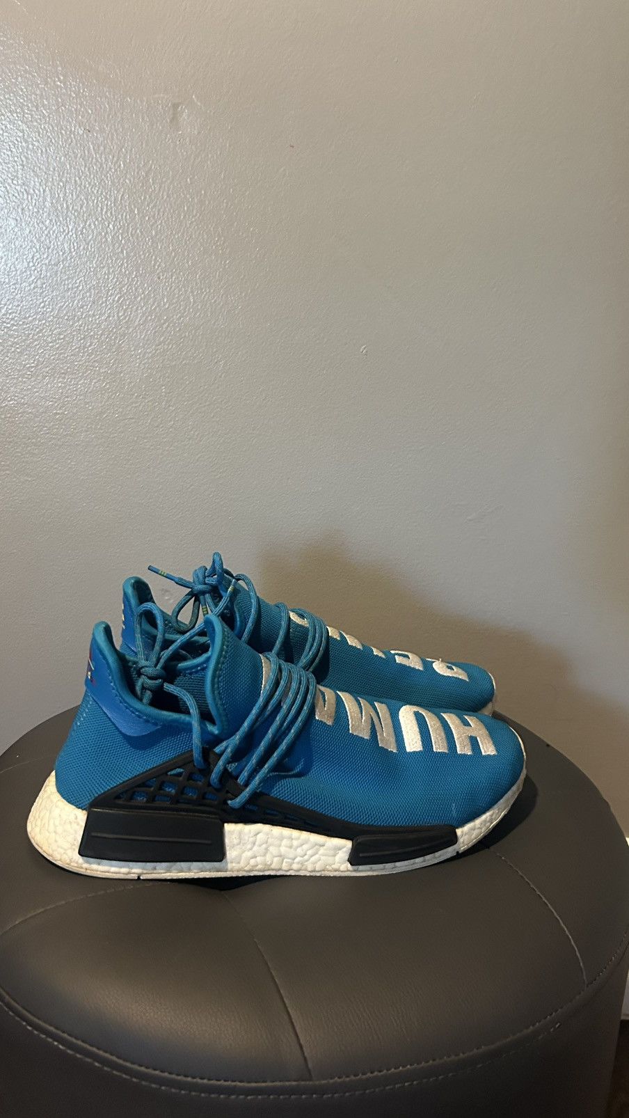 Adidas Pharrell x Human Race NMD “Human Being” Blue