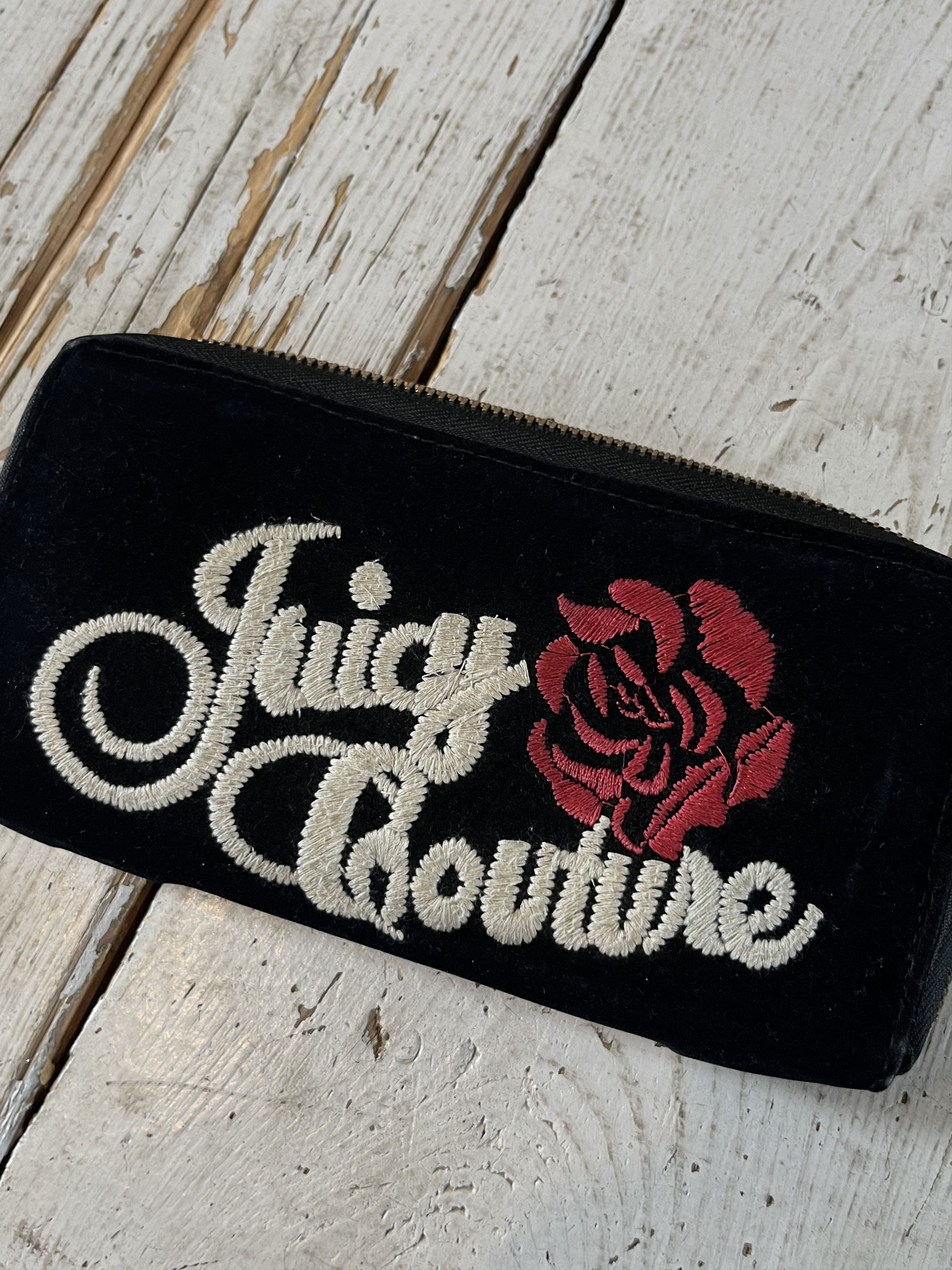 Juicy Couture Juicy Couture Black Plush Long Wallet Size ONE SIZE - 2 Thumbnail
