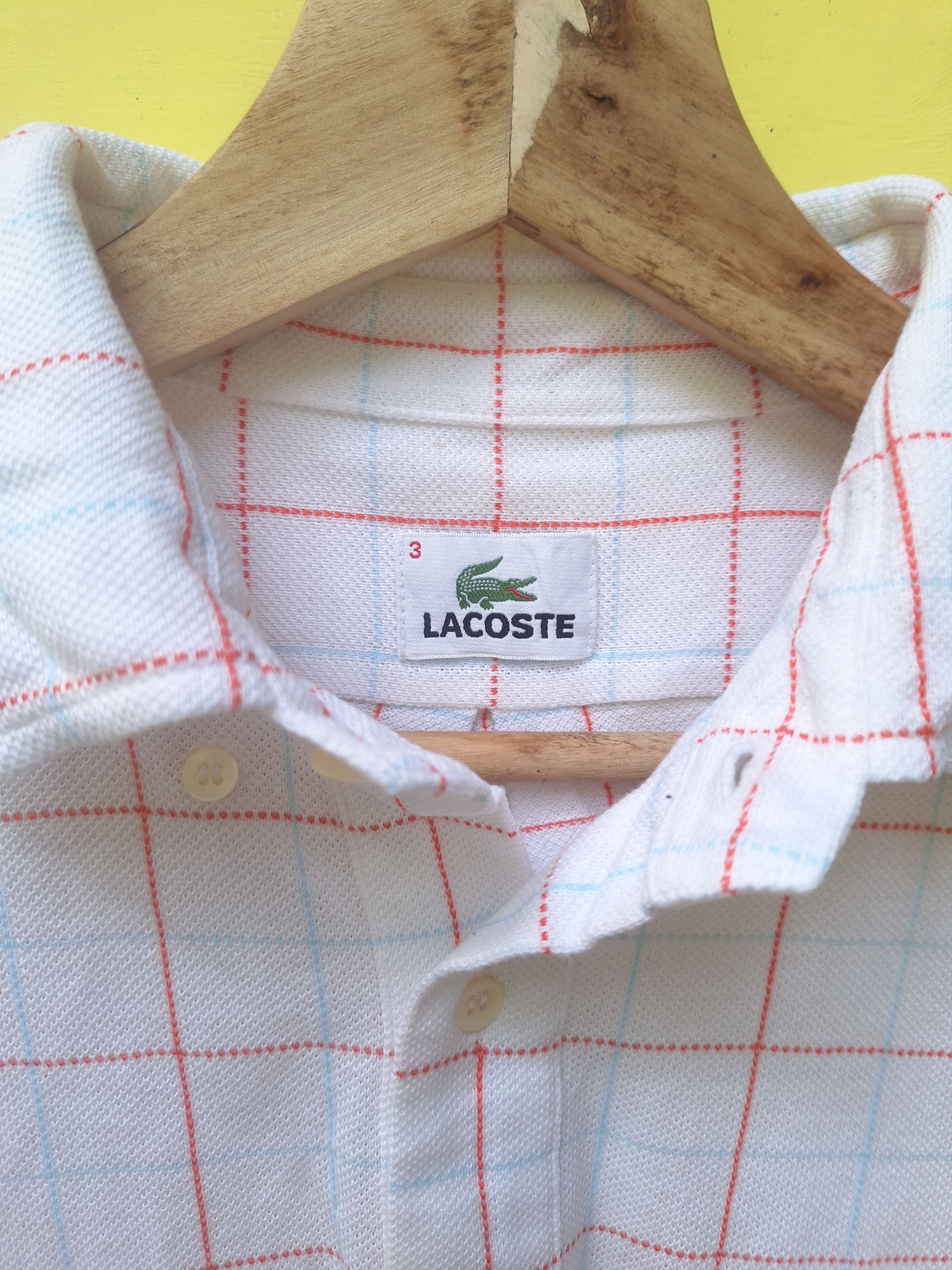 Lacoste × Vintage Lacoste Checkered Vintage Shirt Size US M / EU 48-50 / 2 - 5 Thumbnail