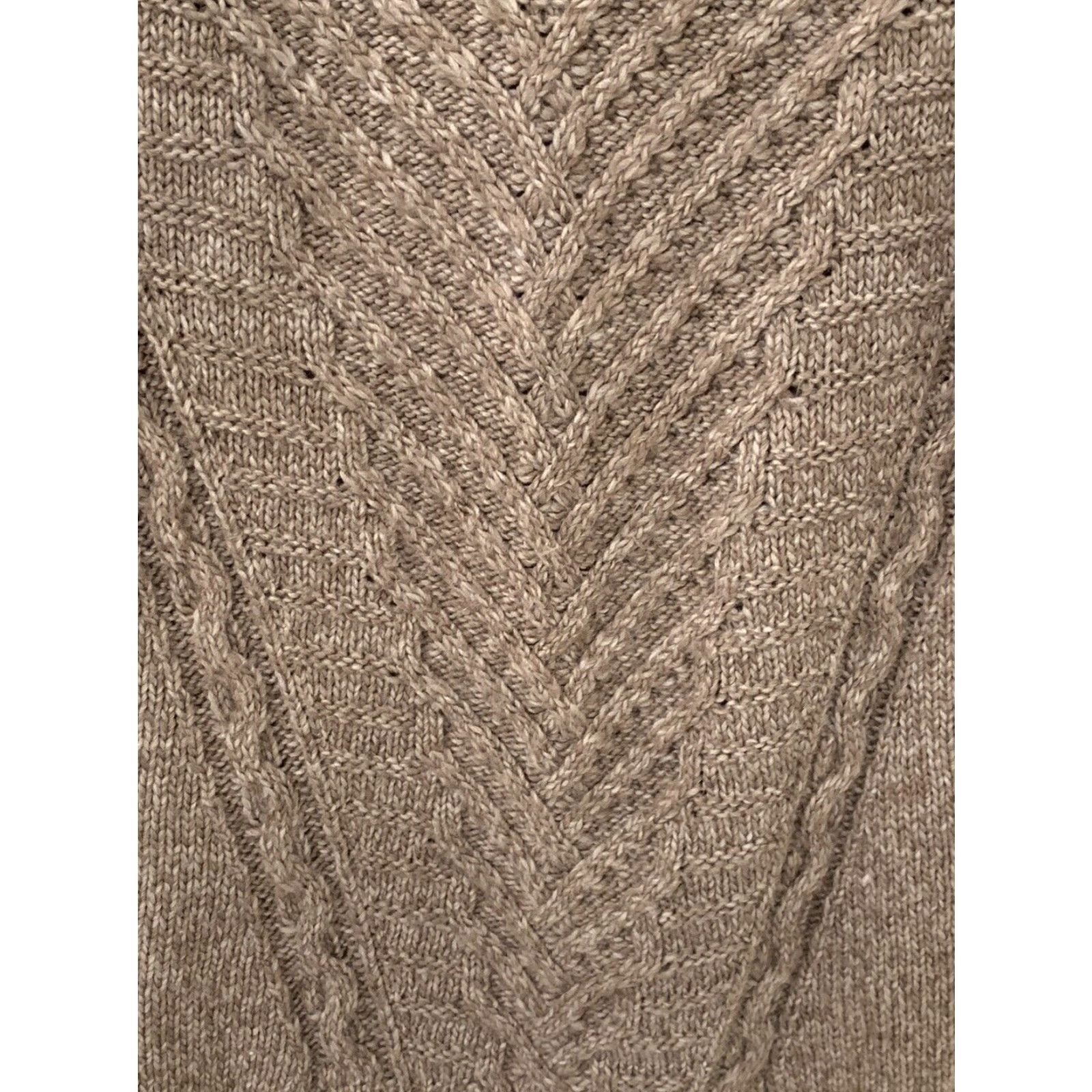 American Eagle Outfitters American Eagle Oversized Knit Sweater Brown Small Womens Size S / US 4 / IT 40 - 3 Thumbnail