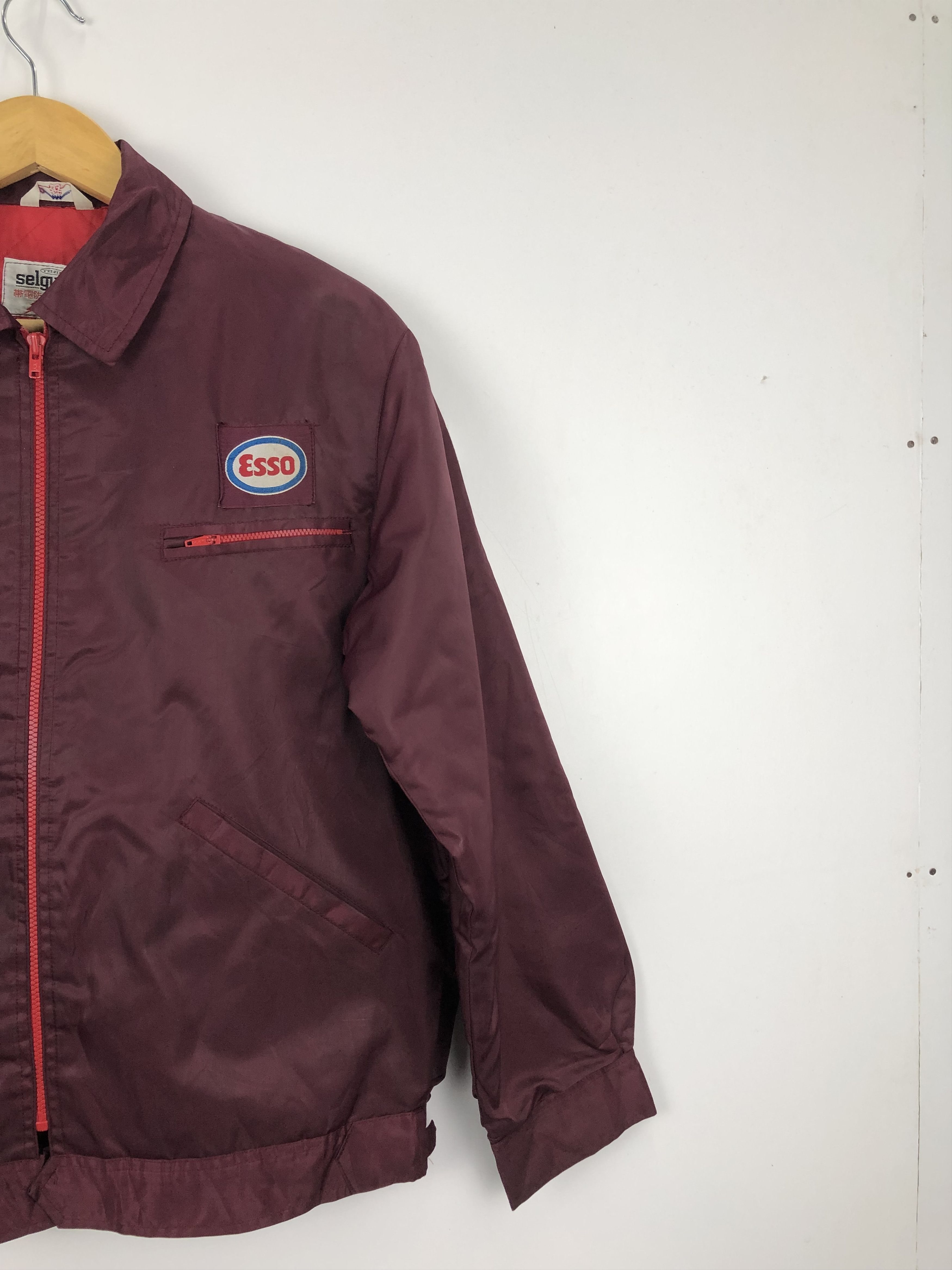 Vintage Vintage 90s Esso Bomber Light Jacket J0734 Size US L / EU 52-54 / 3 - 2 Thumbnail