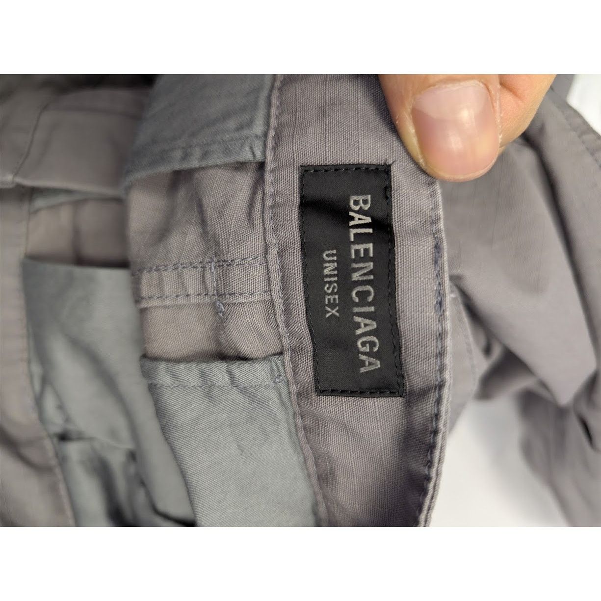 Balenciaga o1rshd1 Cotton Ripstop Pants in Gray Size US 30 / EU 46 - 17 Thumbnail