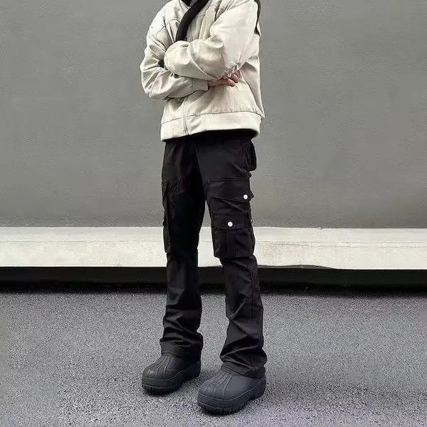 VIBE Straight Boot Cut Flared Pocket Cargo Jeans Size US 30 / EU 46 - 1 Thumbnail
