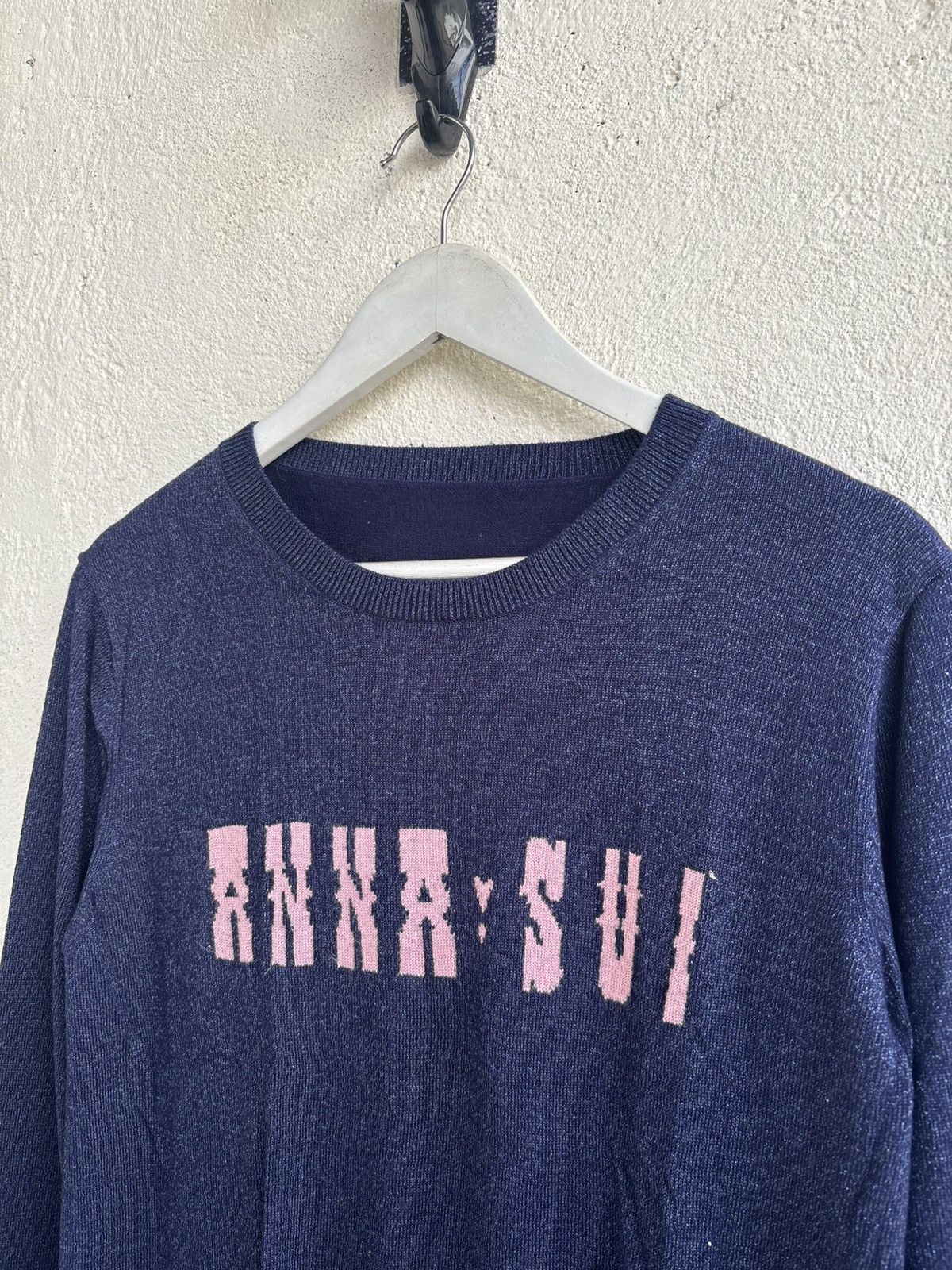 Issey Miyake 90s Issey miyake - anna sui knitwear logo Size US S / EU 44-46 / 1 - 3 Thumbnail