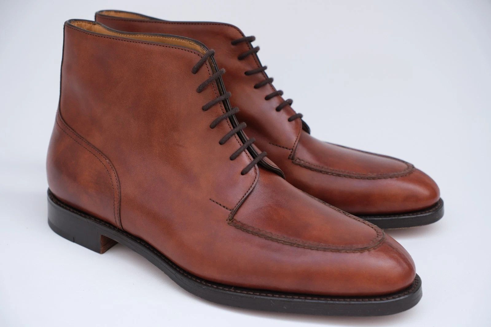 John Lobb New John Lobb Chambord II Derby Boots EU 44 UK 10 / US 11 Size US 11 / EU 44 - 1 Thumbnail