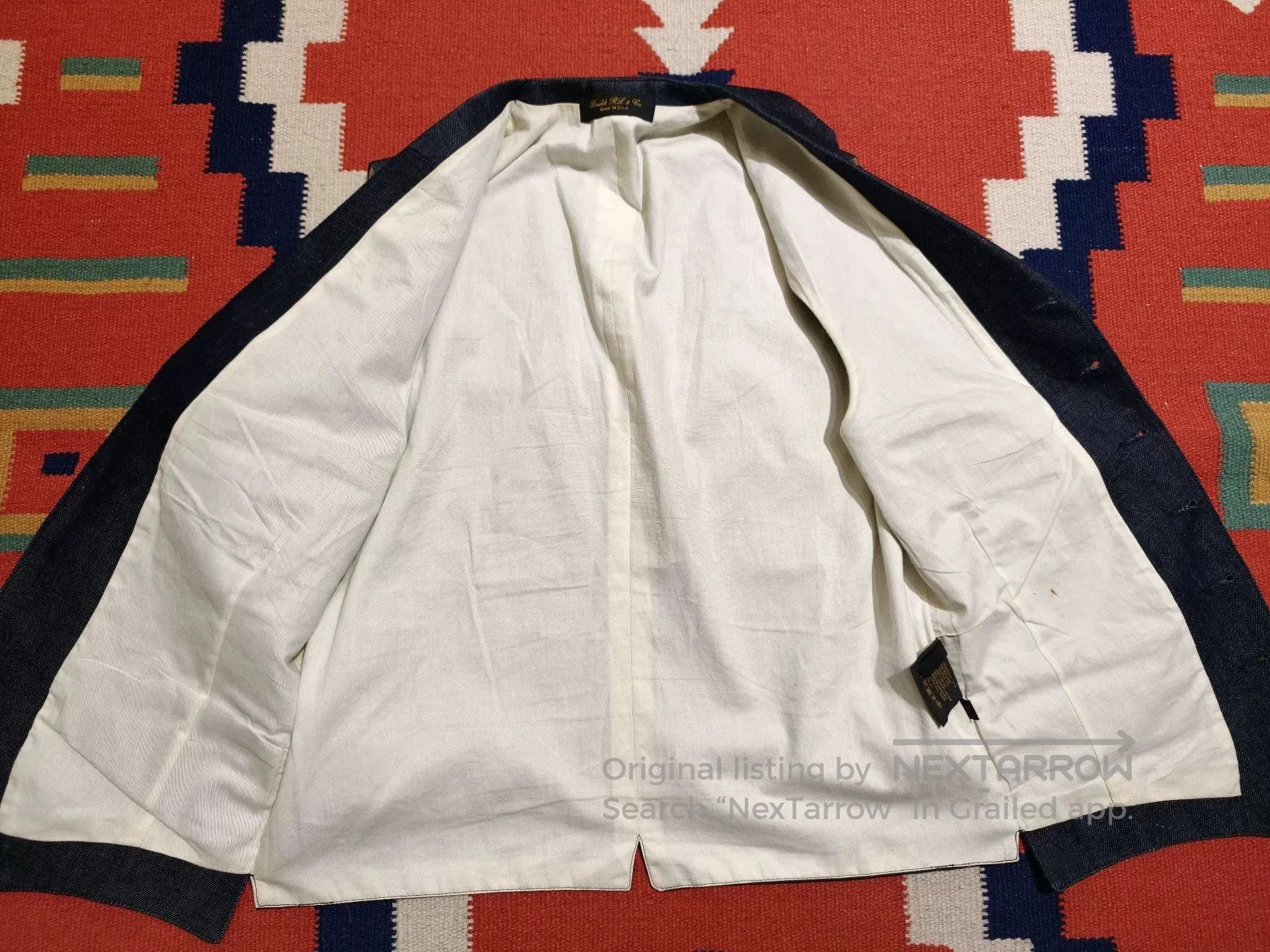 RRL Ralph Lauren RRL Double RL Denim Western Vest. Size US M / EU 48-50 / 2 - 7 Thumbnail