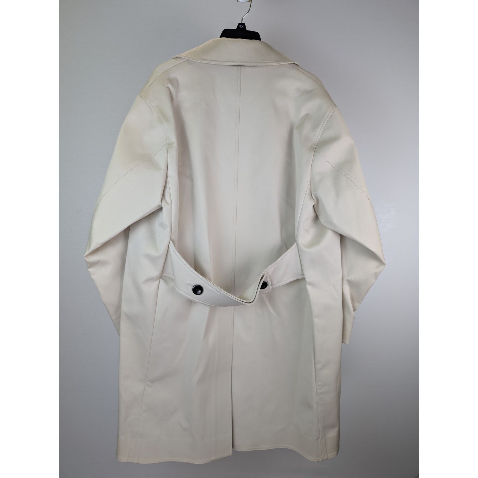 Tom Ford o1rshd1 CC20 Sportswear double-breasted leather coat White Size US M / EU 48-50 / 2 - 13 Thumbnail