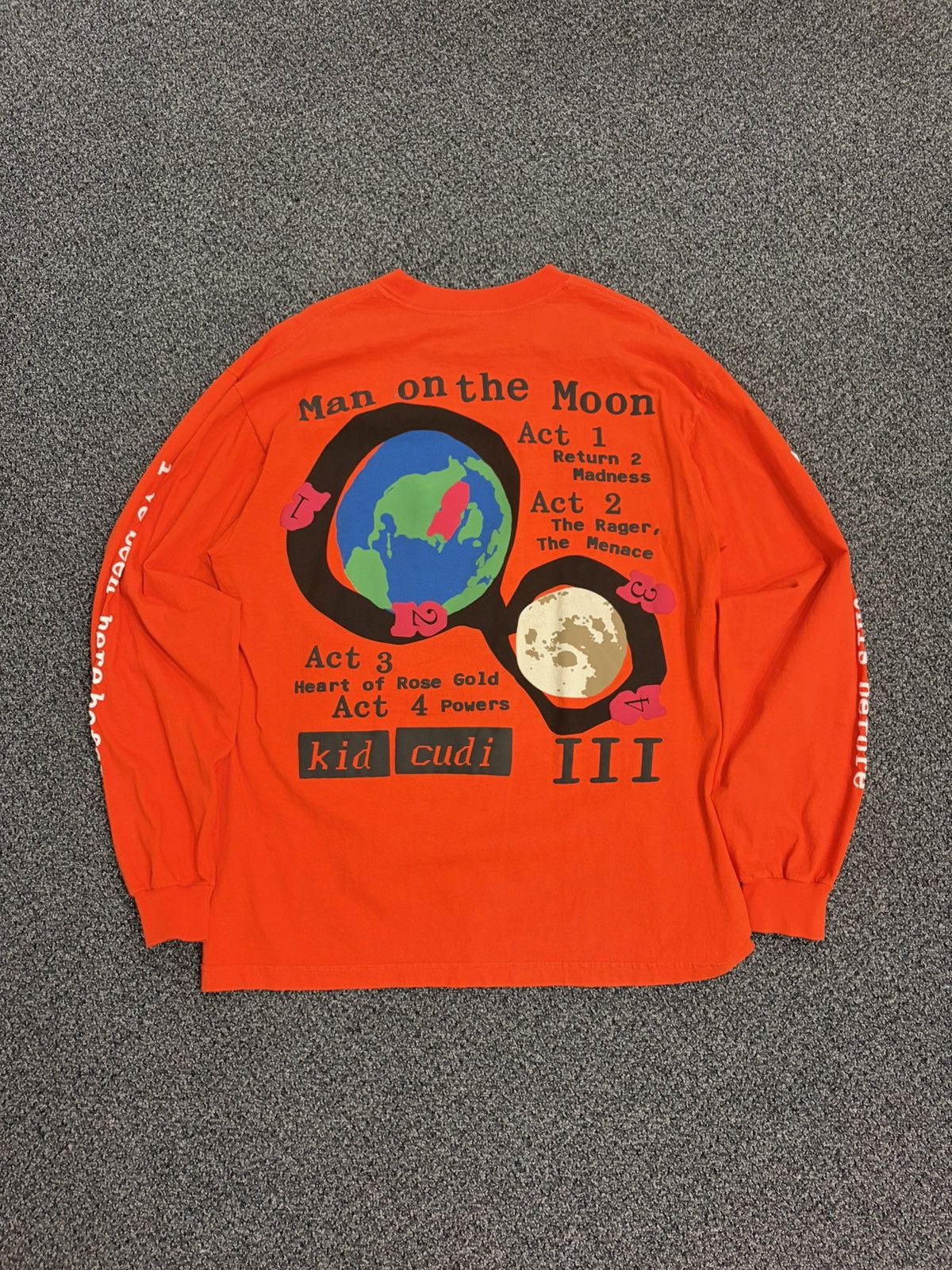 Cactus Plant Flea Market × Kid Cudi Kid Cudi x CPFM Man on the Moon L/S Tee Size US L / EU 52-54 / 3 - 4 Thumbnail